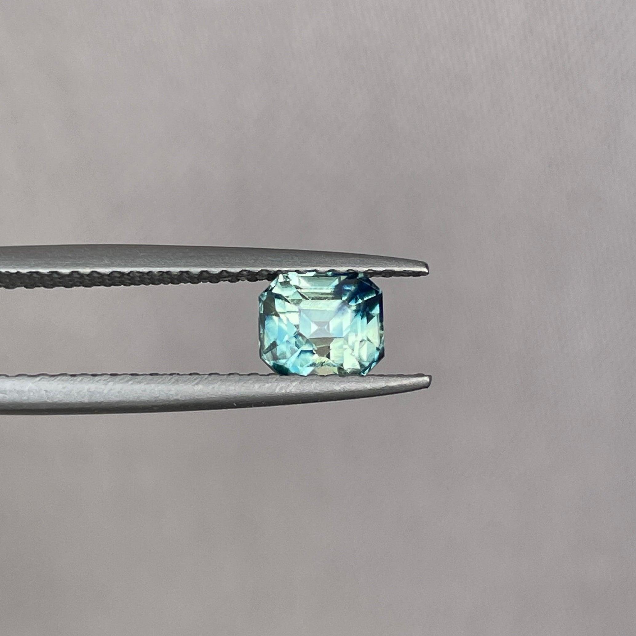 light green sapphire gemstone