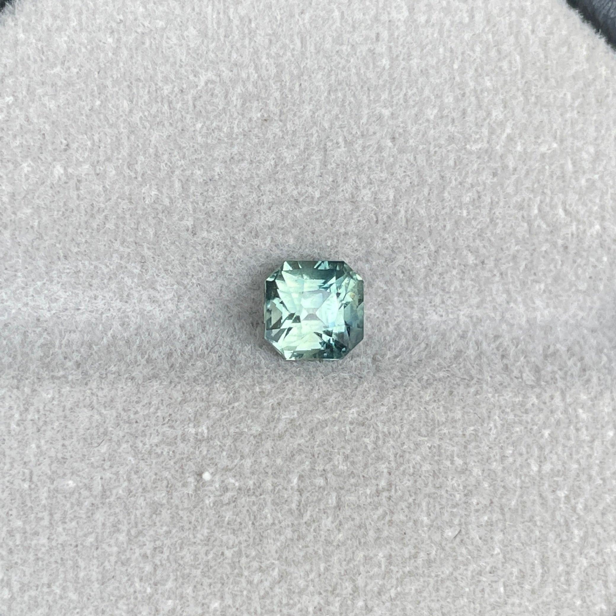 light green sapphire gemstone