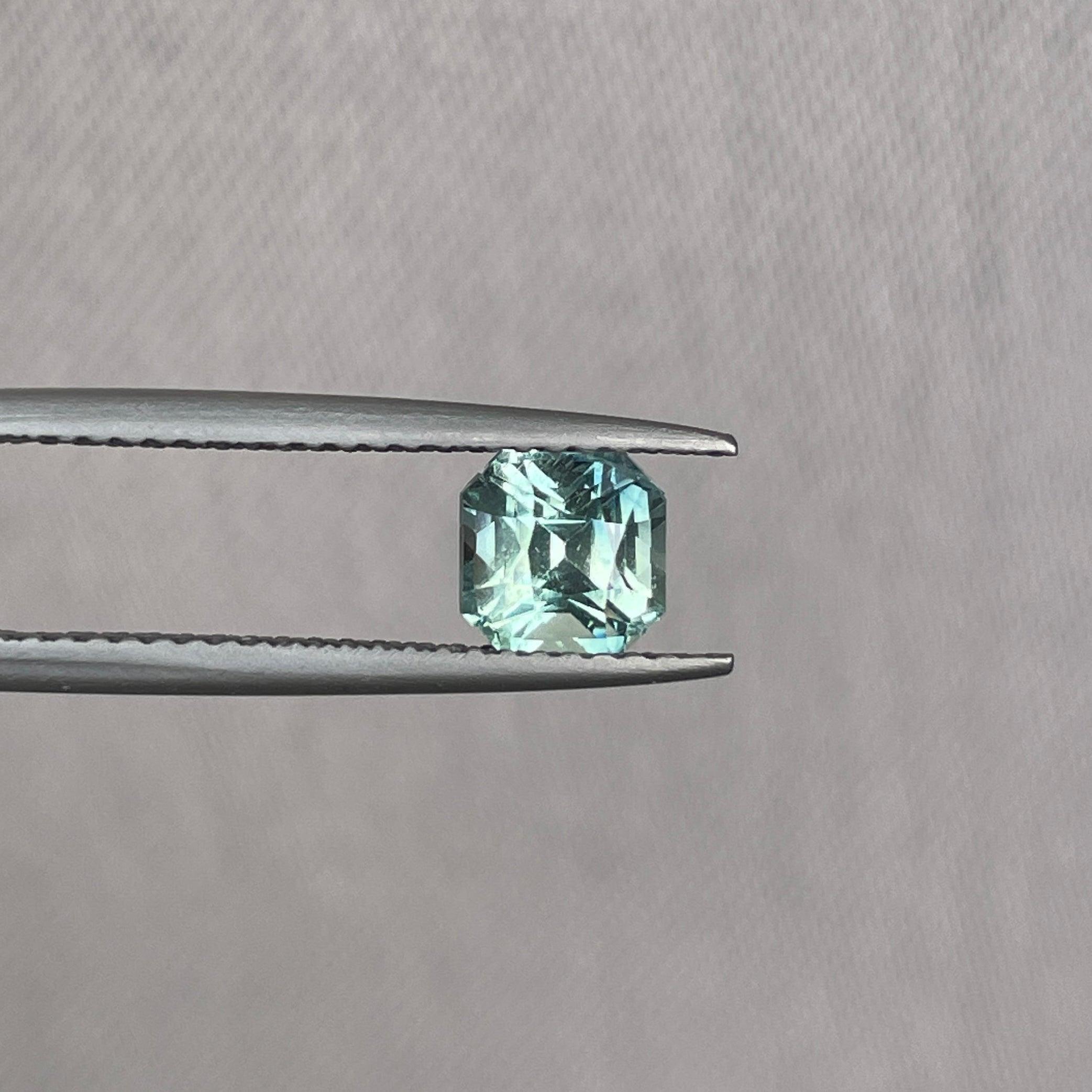 light green sapphire gemstone