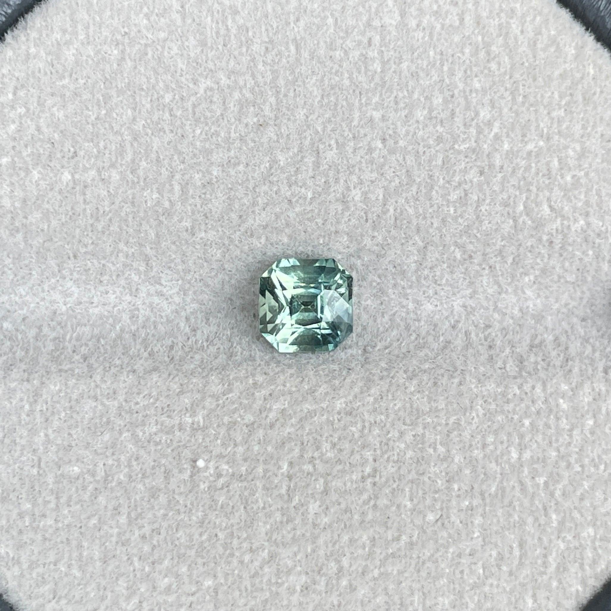 light green sapphire gemstone