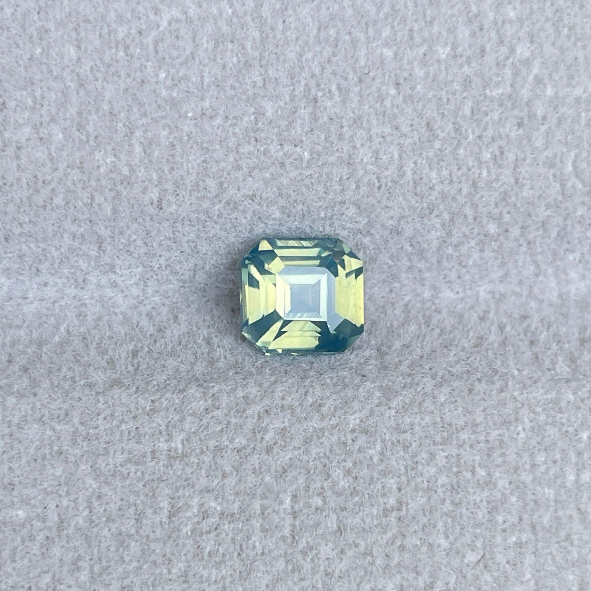 light green sapphire gemstone