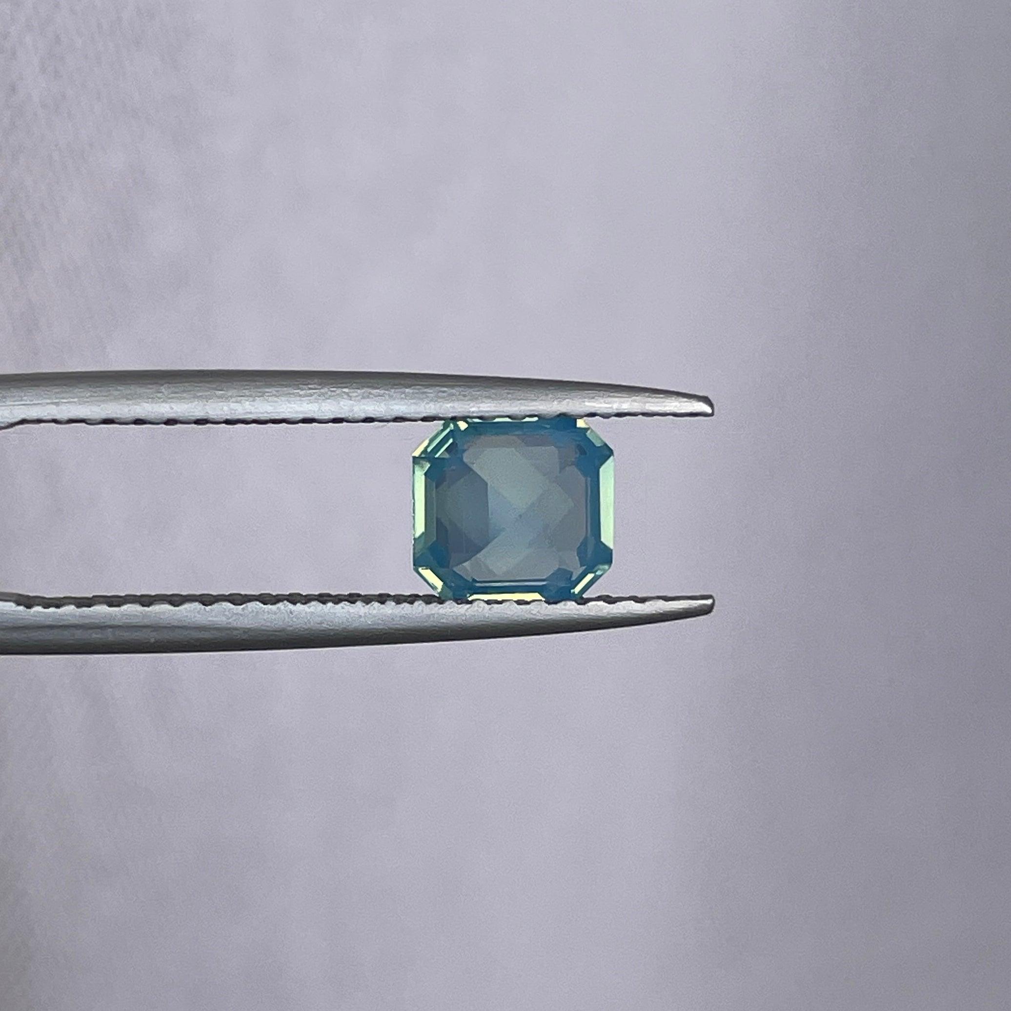 light green sapphire gemstone