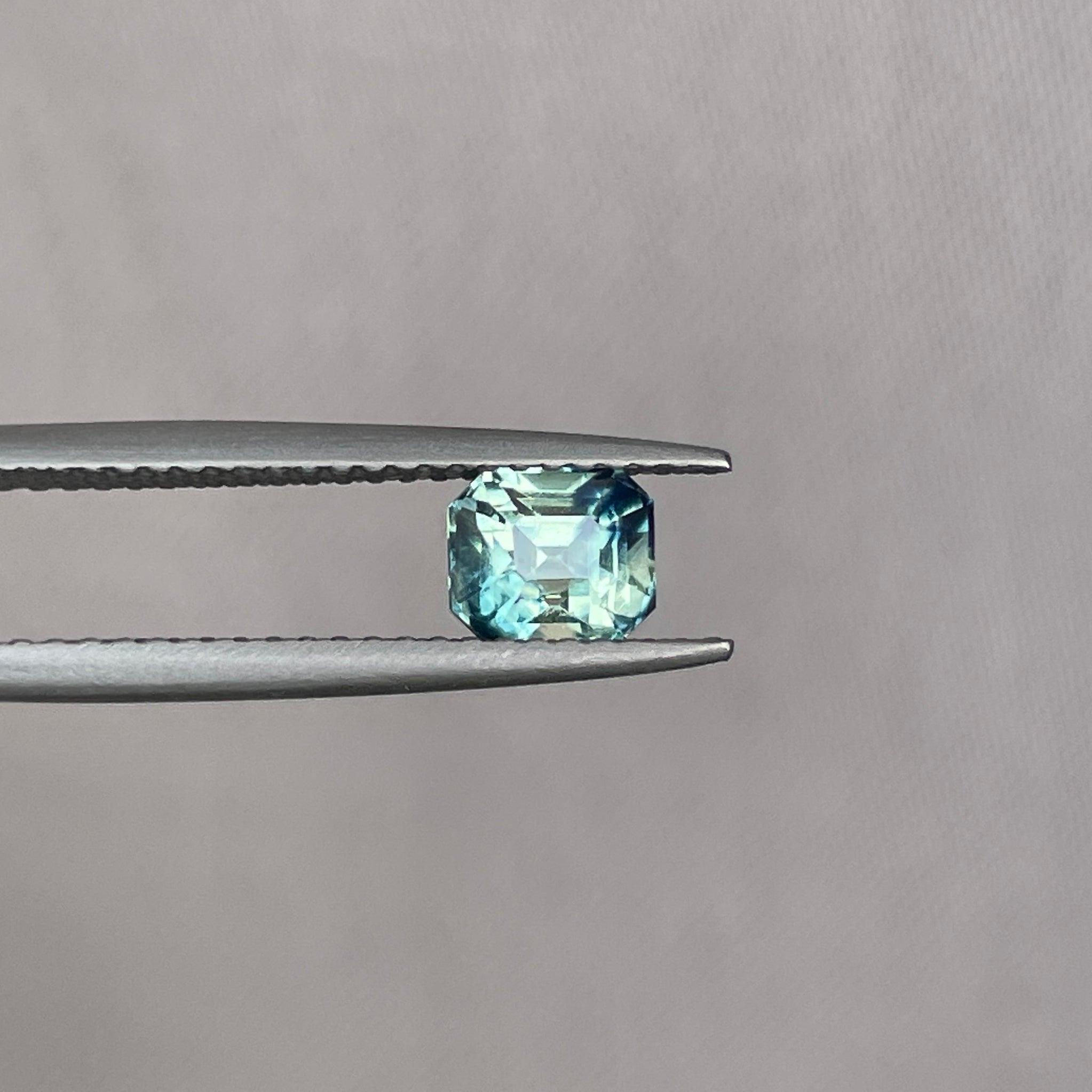 light green sapphire gemstone