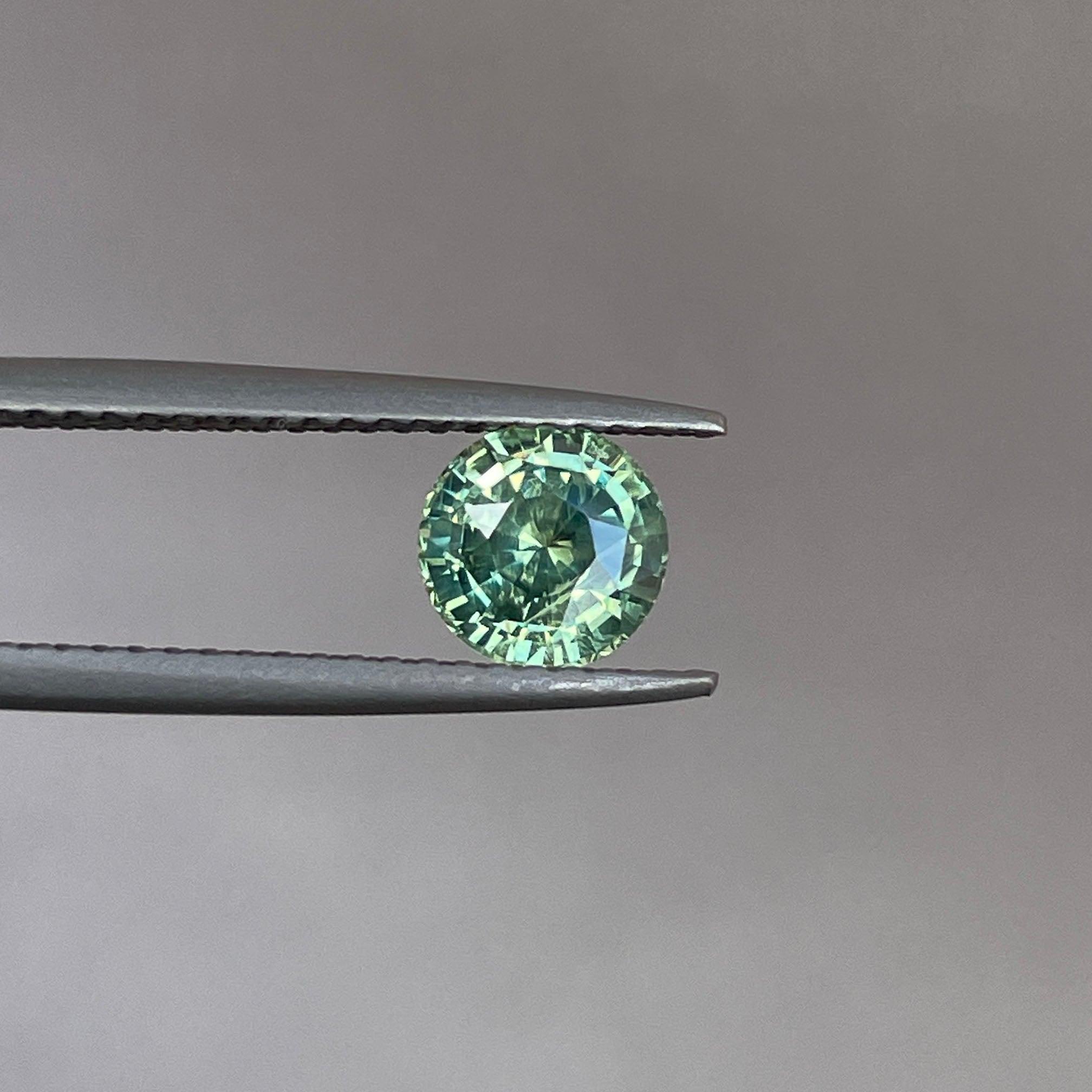light green sapphire gemstone