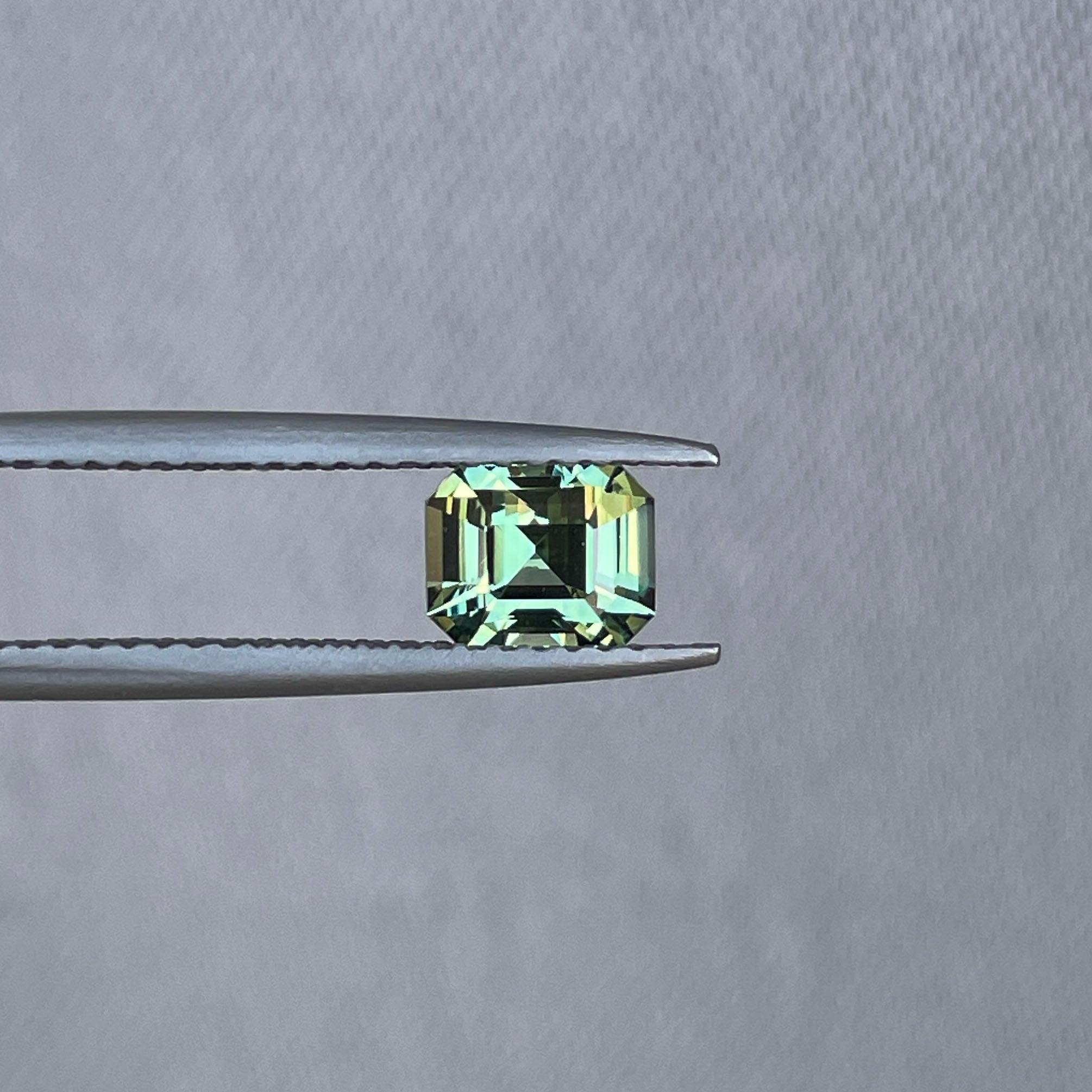 light green sapphire gemstone