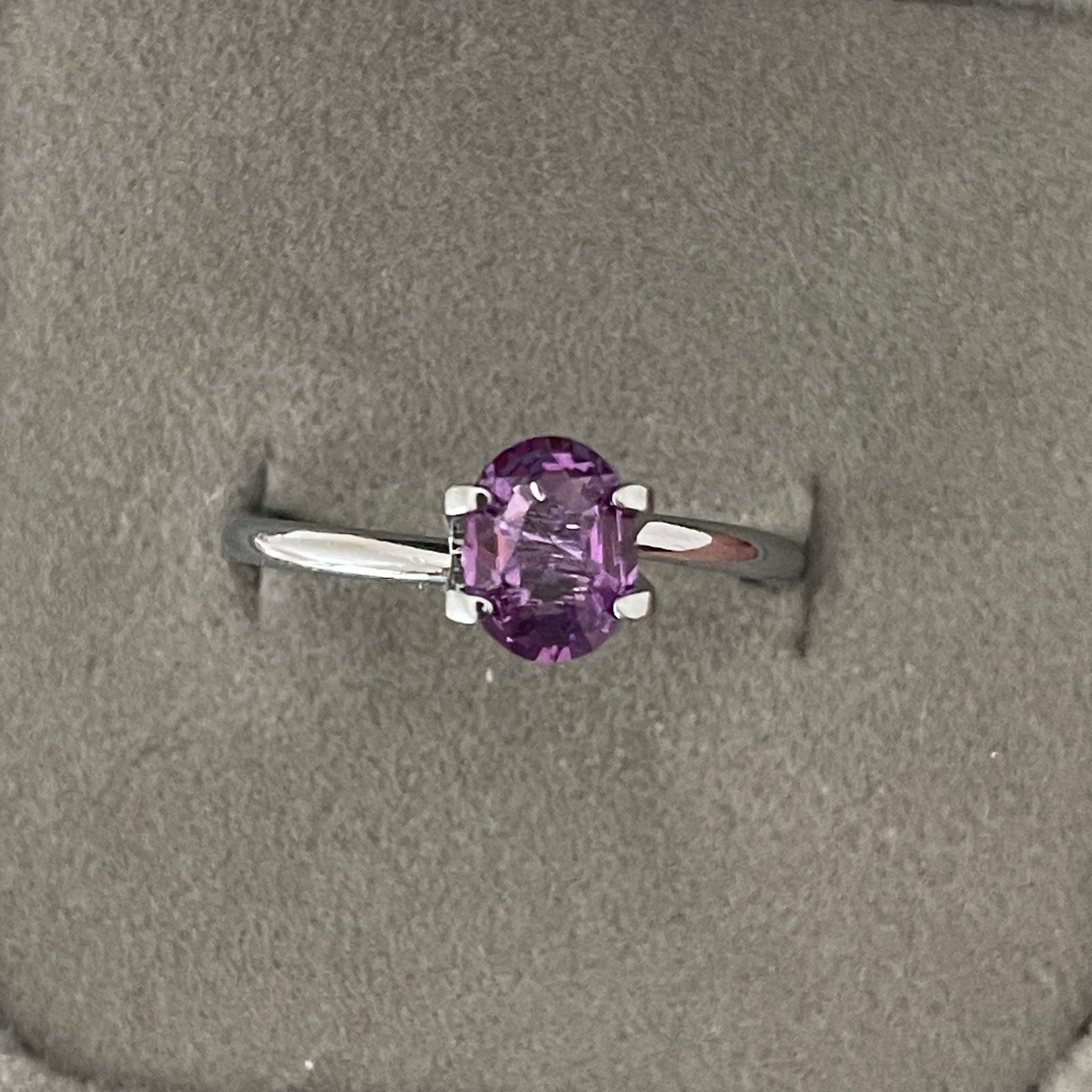 loose purple sapphire