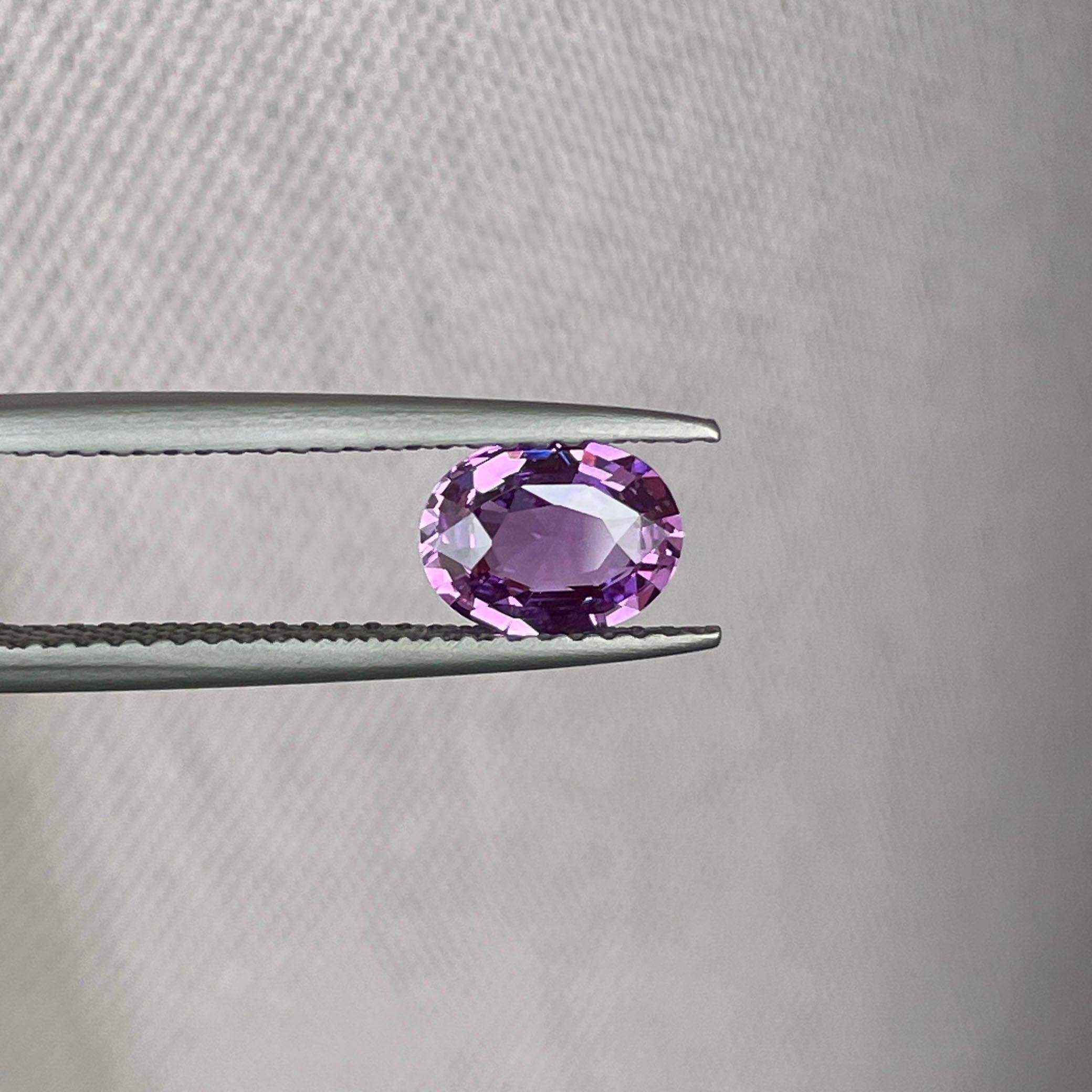 loose purple sapphire