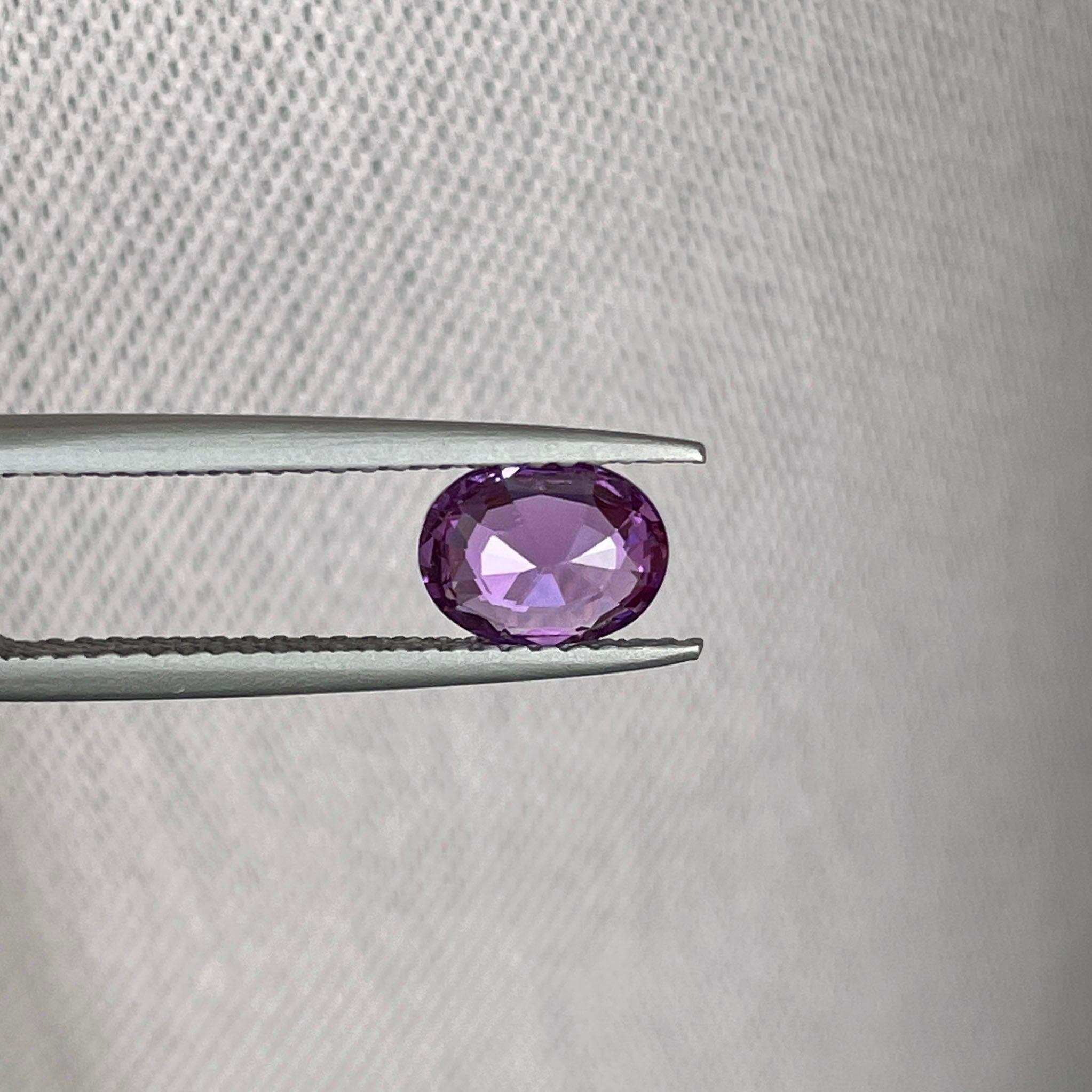 loose purple sapphire