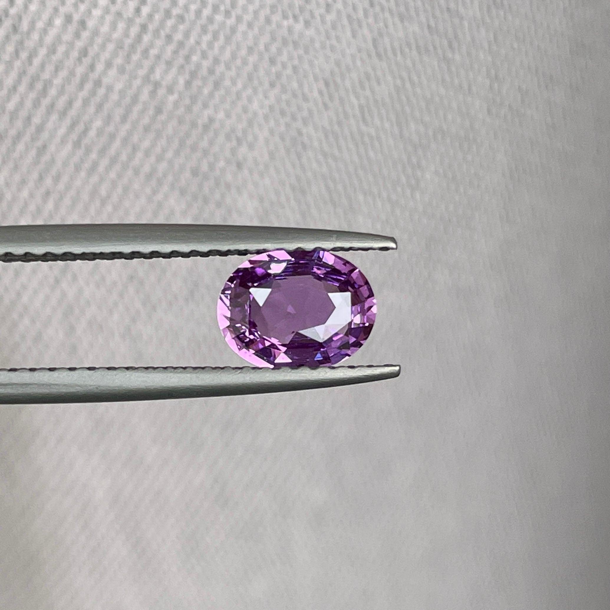loose purple sapphire