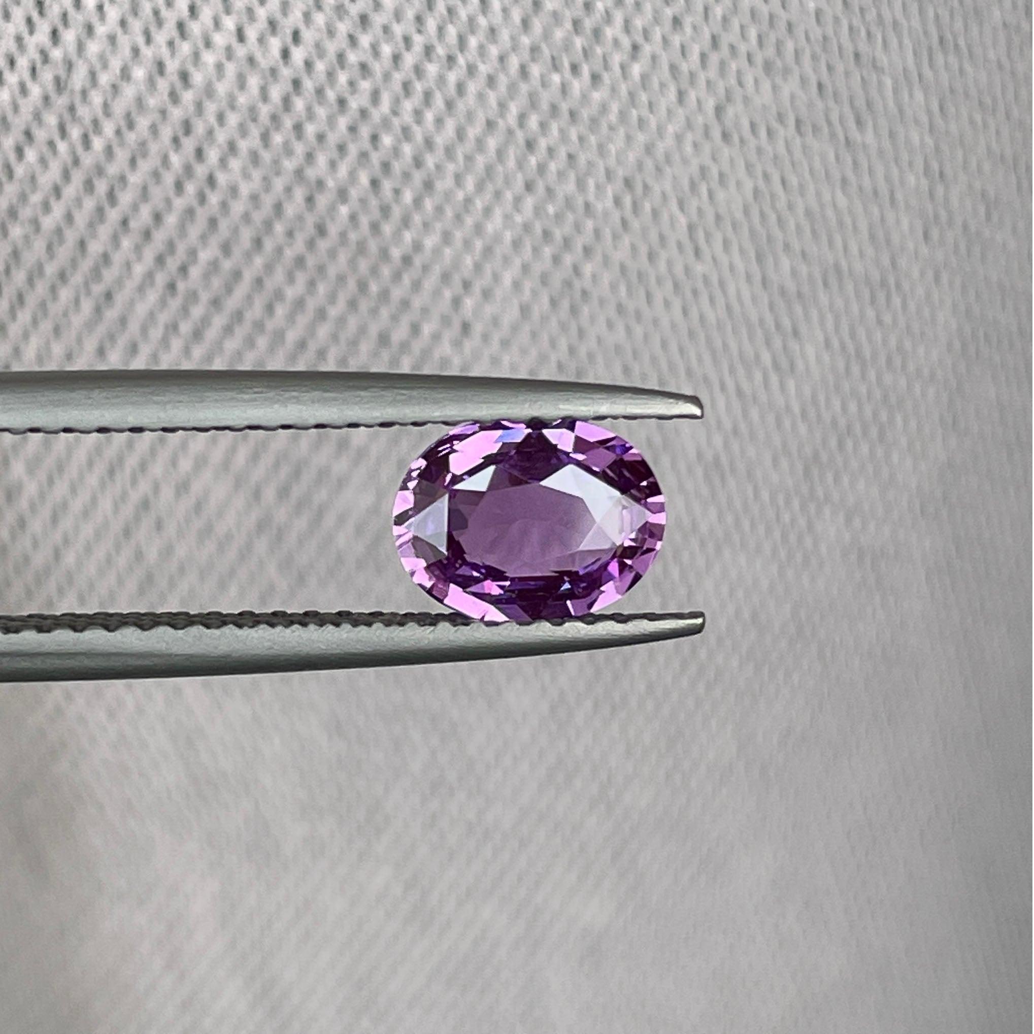 loose purple sapphire