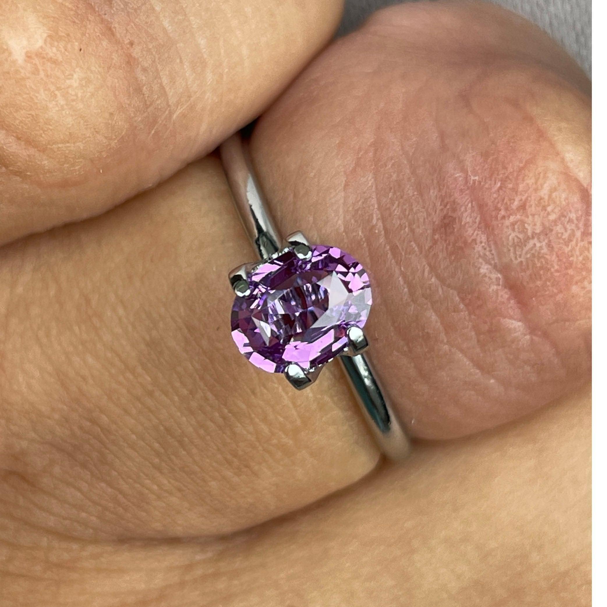 loose purple sapphire