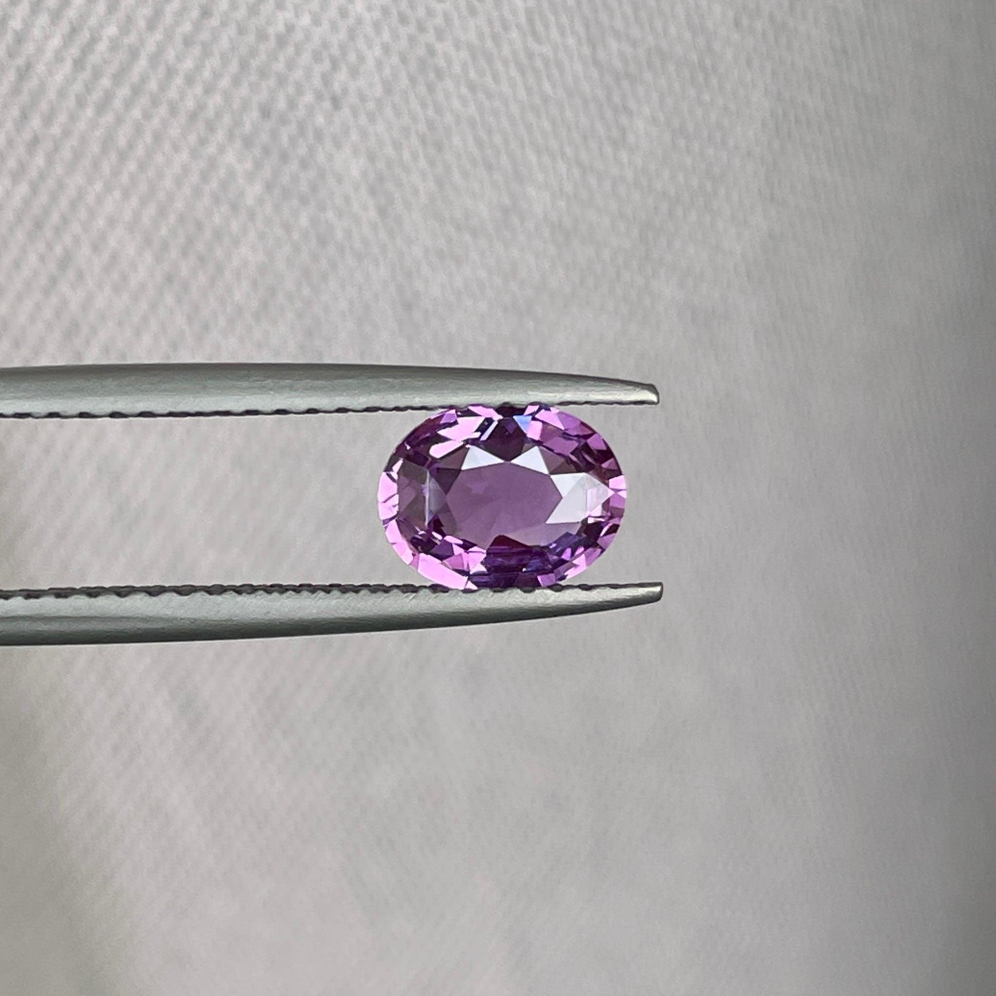 loose purple sapphire