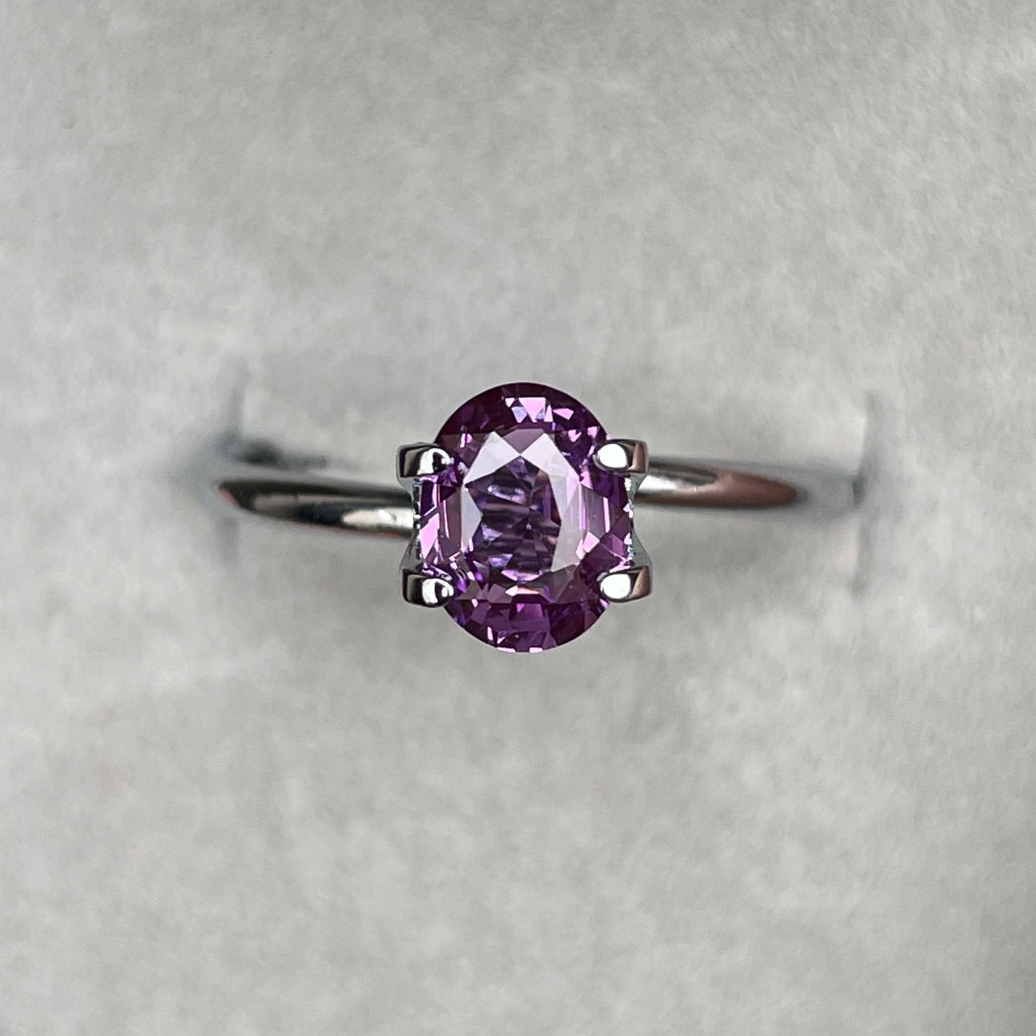 loose purple sapphire
