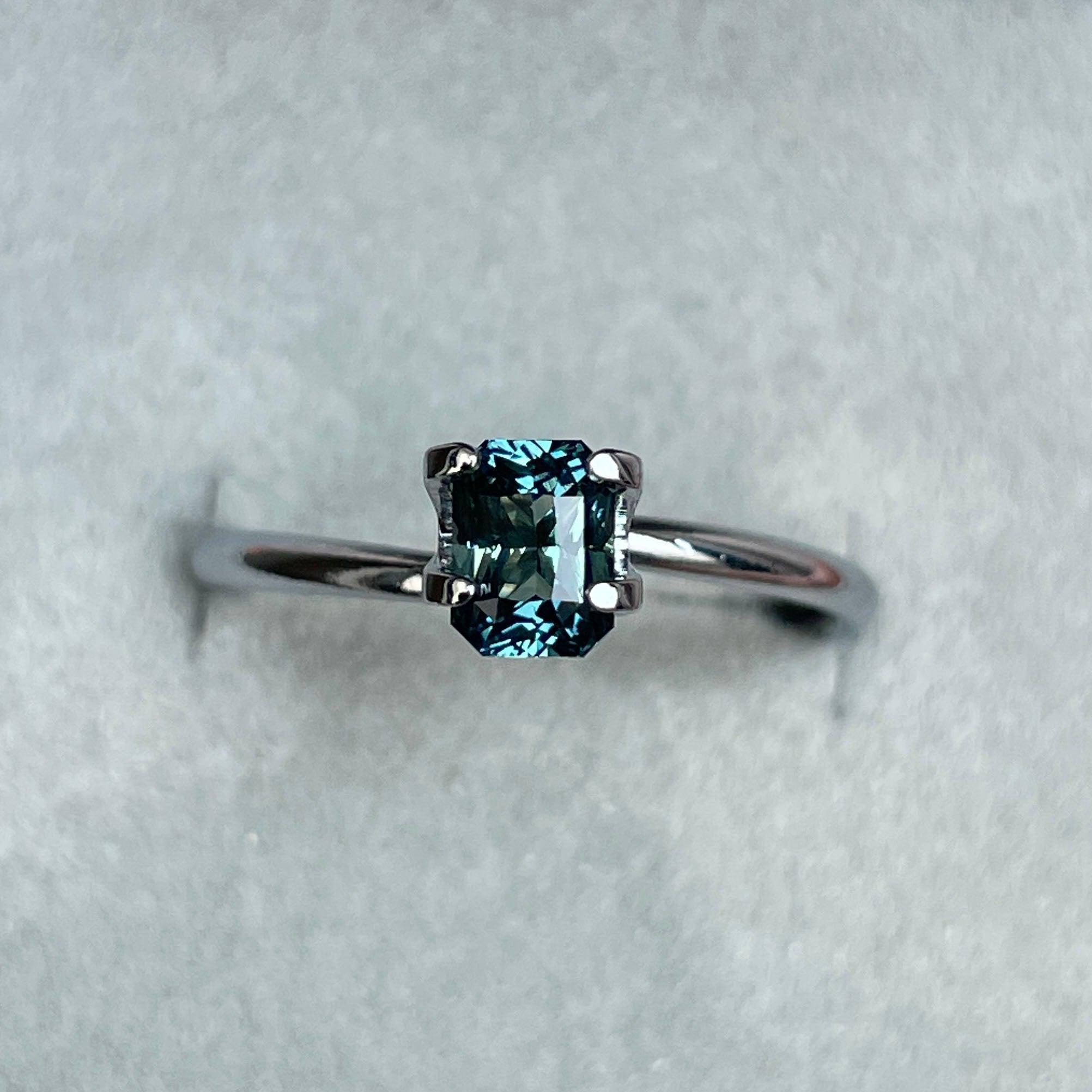 loose teal sapphire