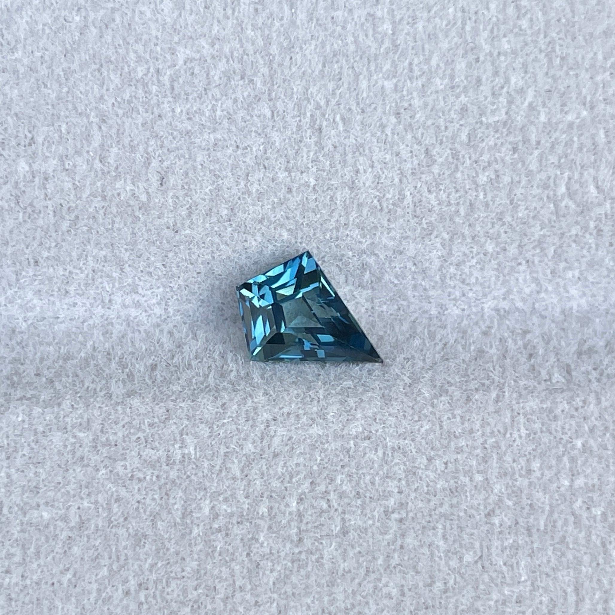 natural blue green sapphire