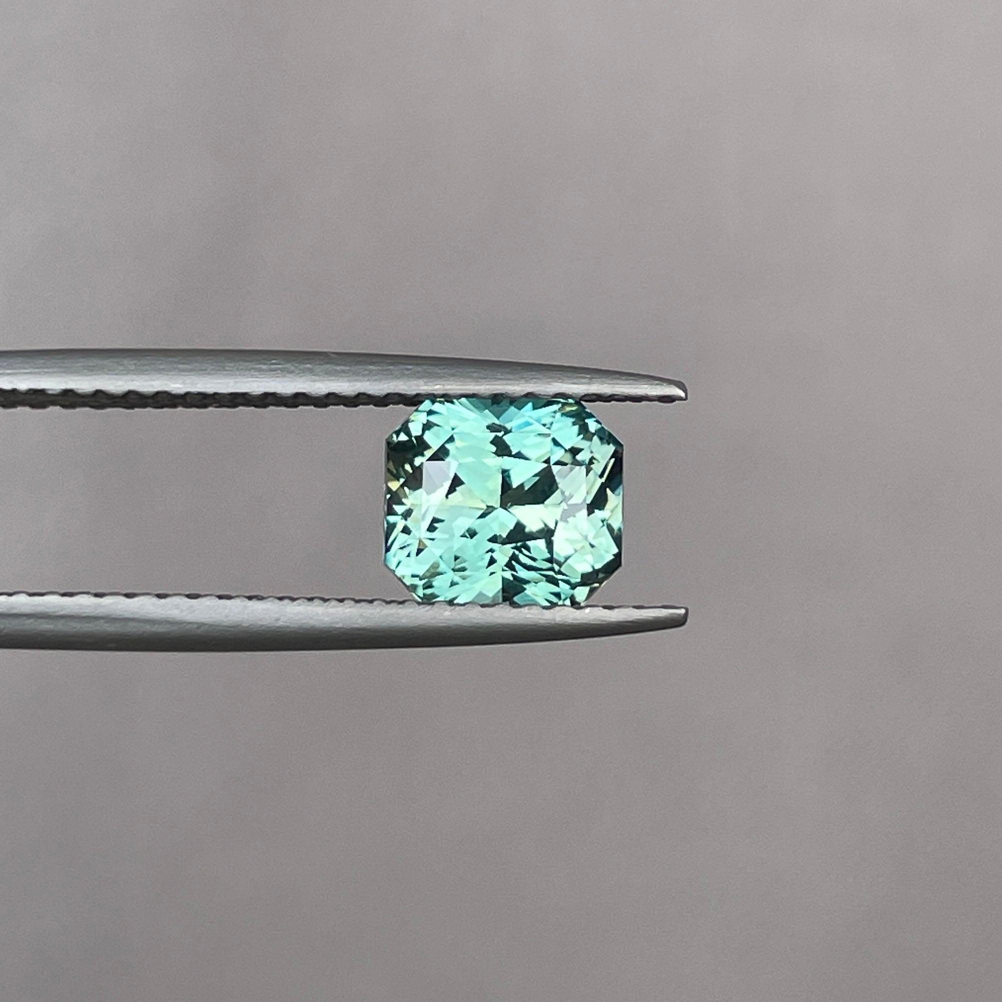 natural blue green sapphire