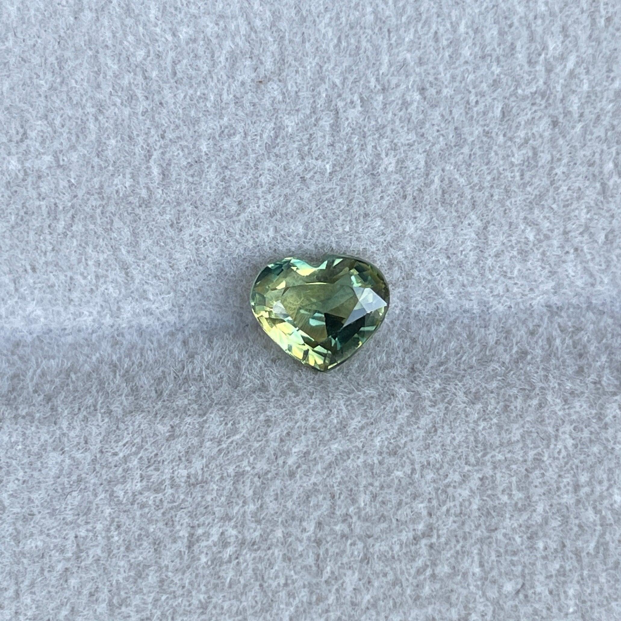 natural blue green sapphire