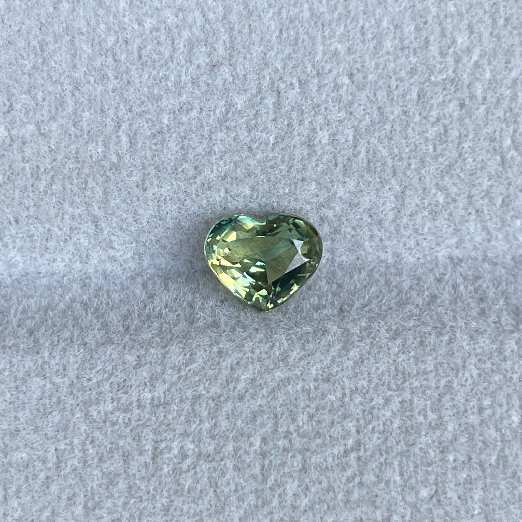 natural blue green sapphire
