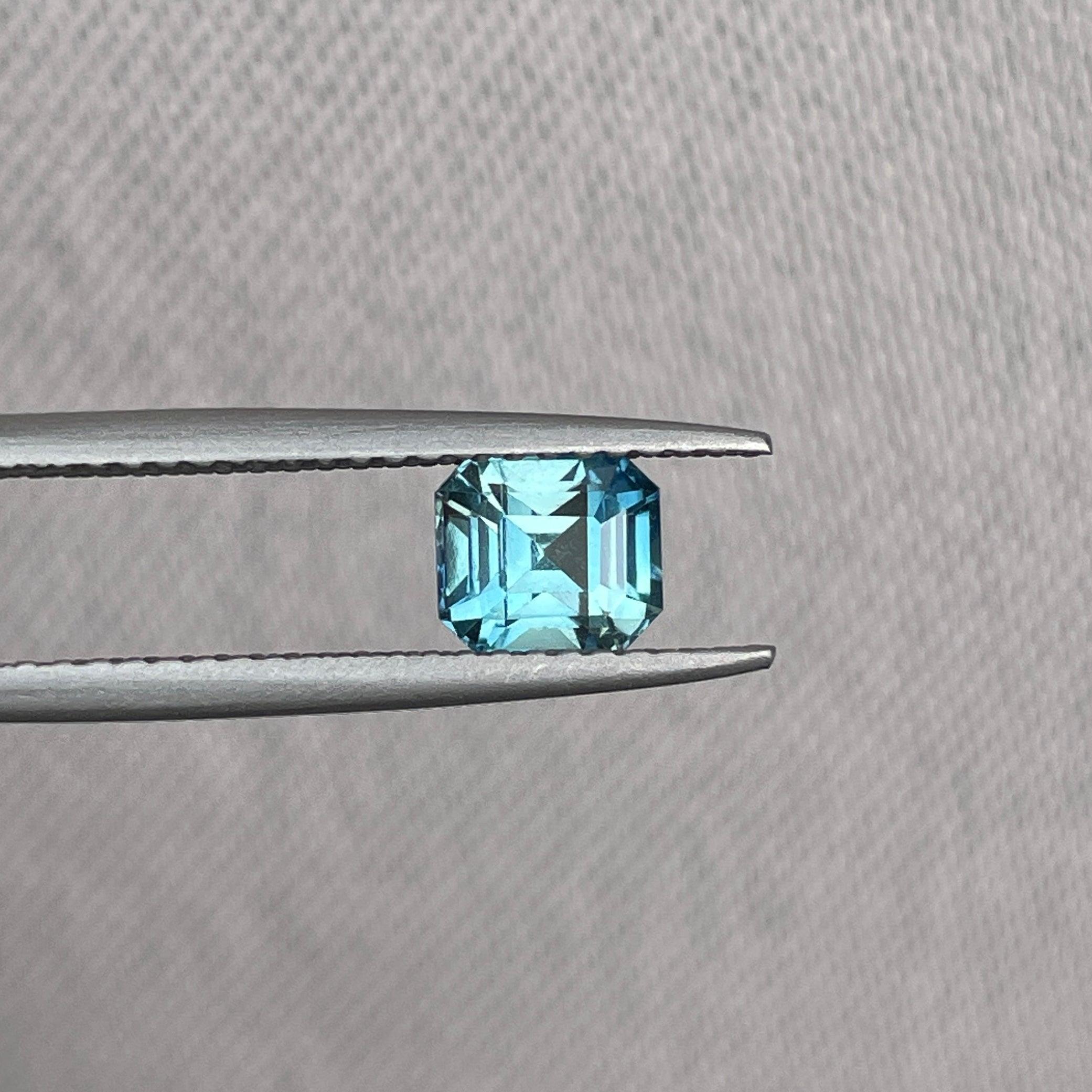 natural blue green sapphire