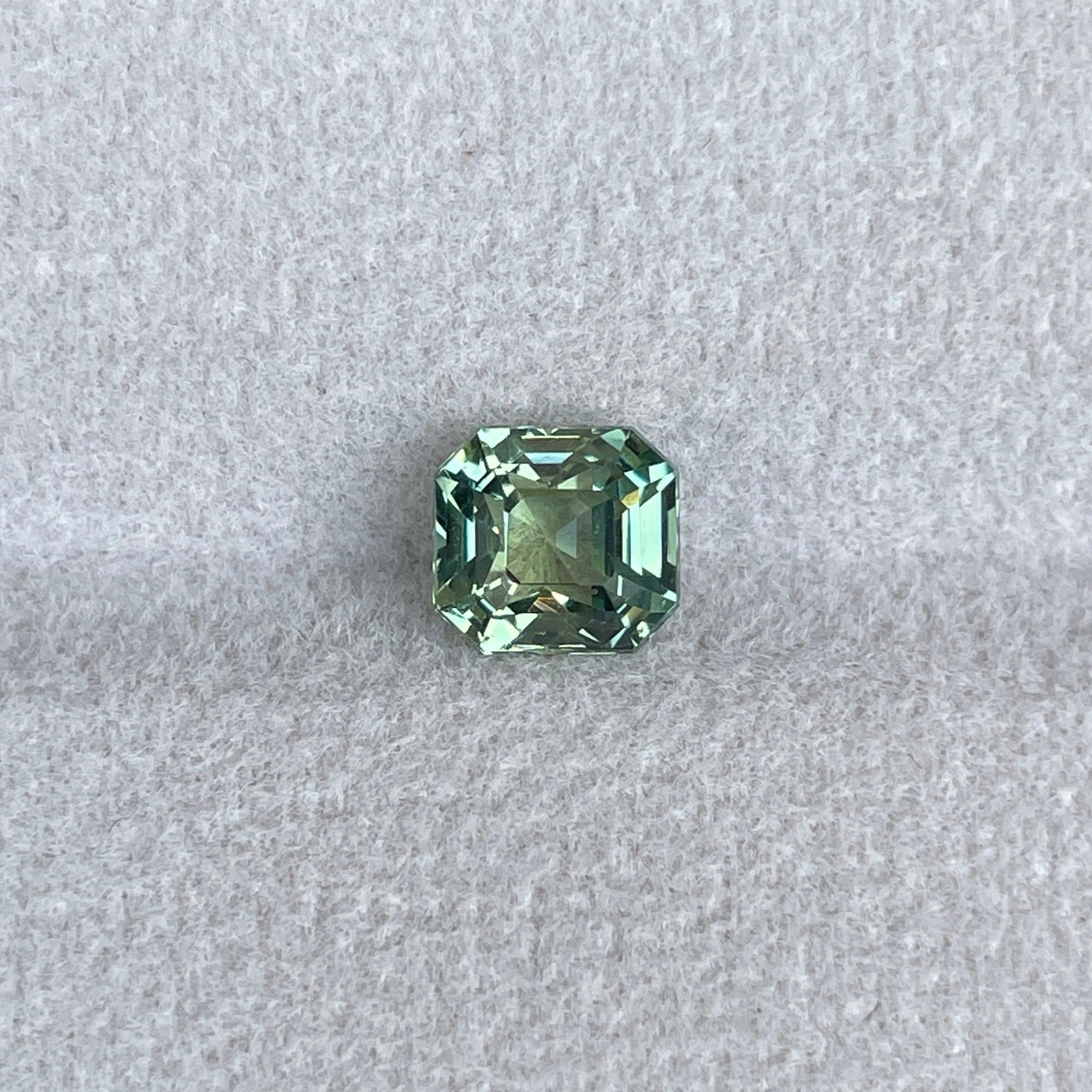 natural blue green sapphire