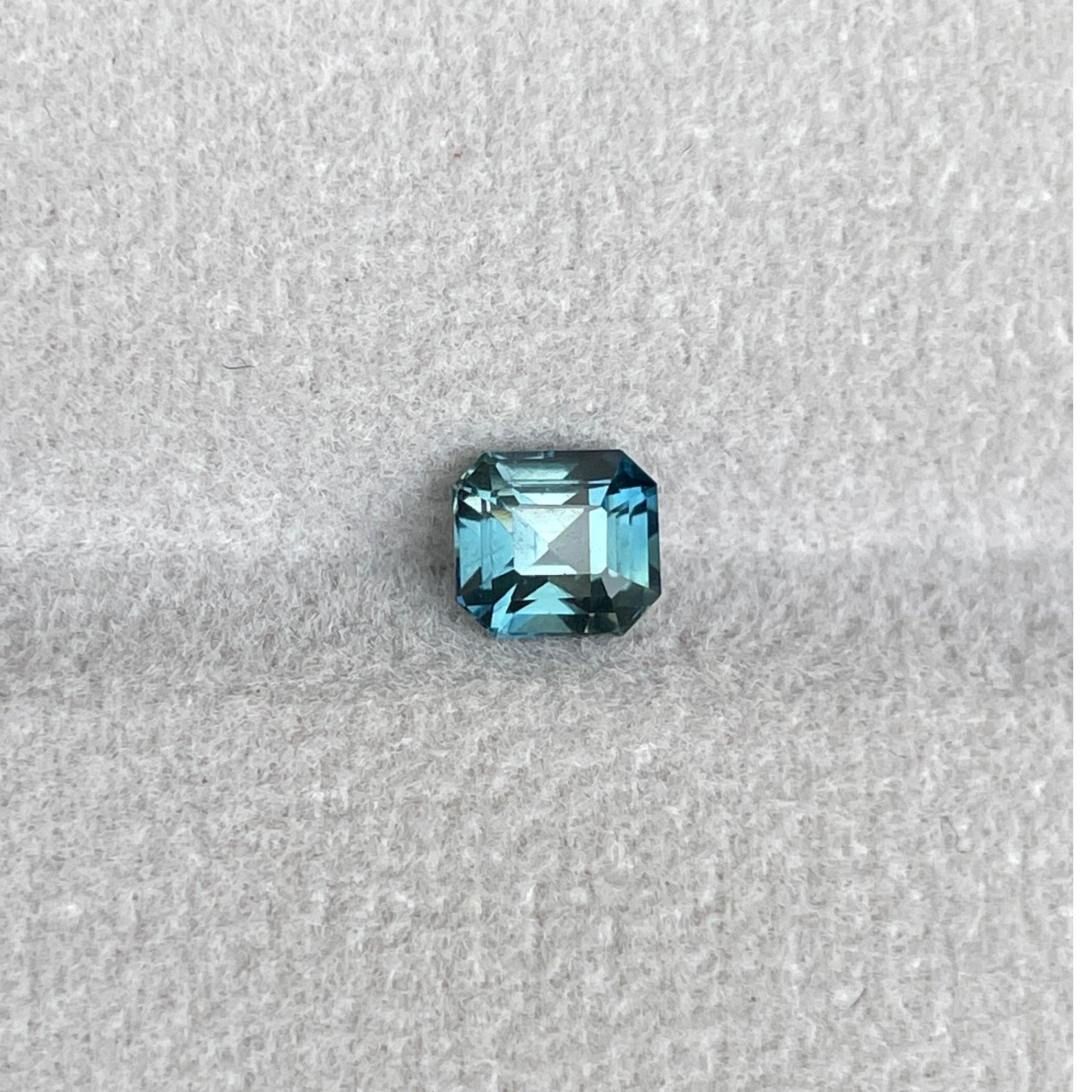 natural blue green sapphire