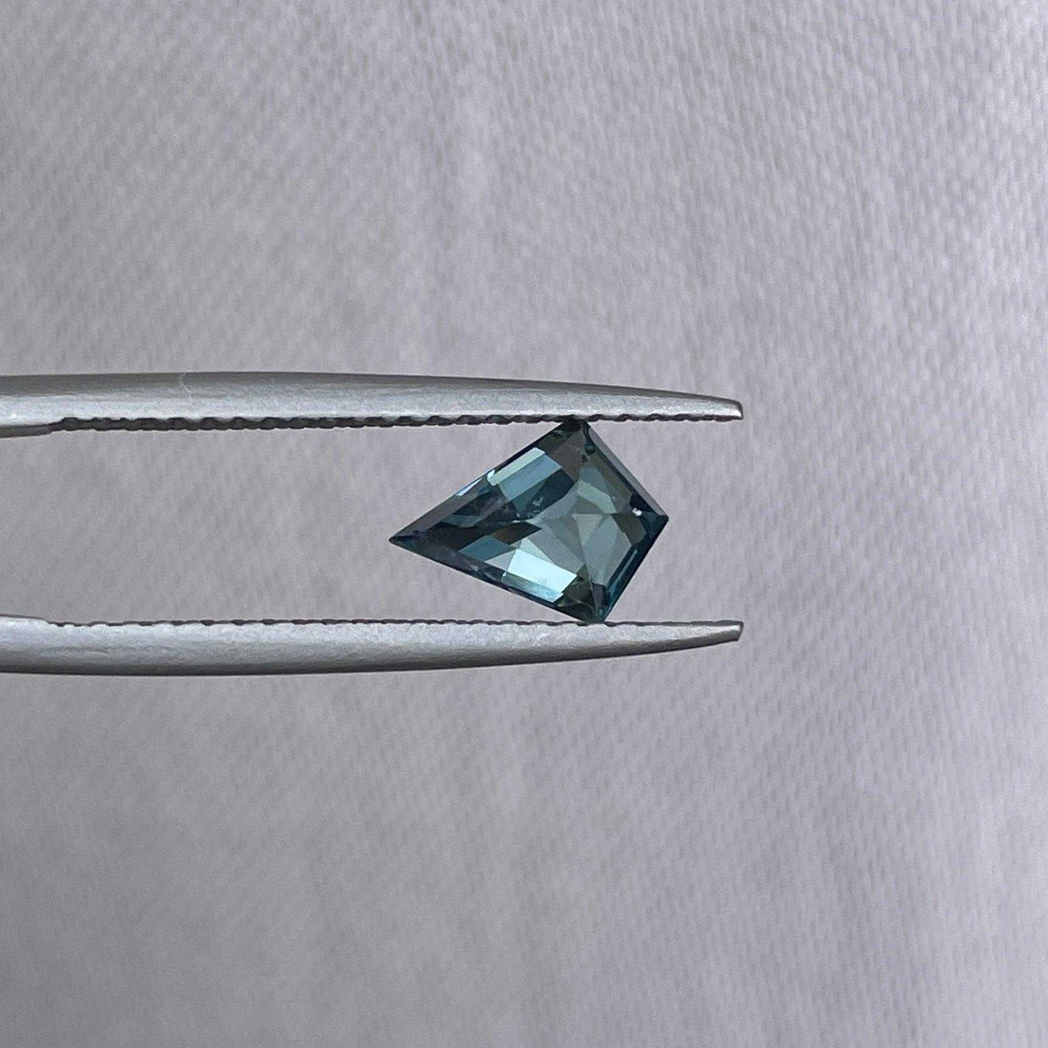 natural blue green sapphire