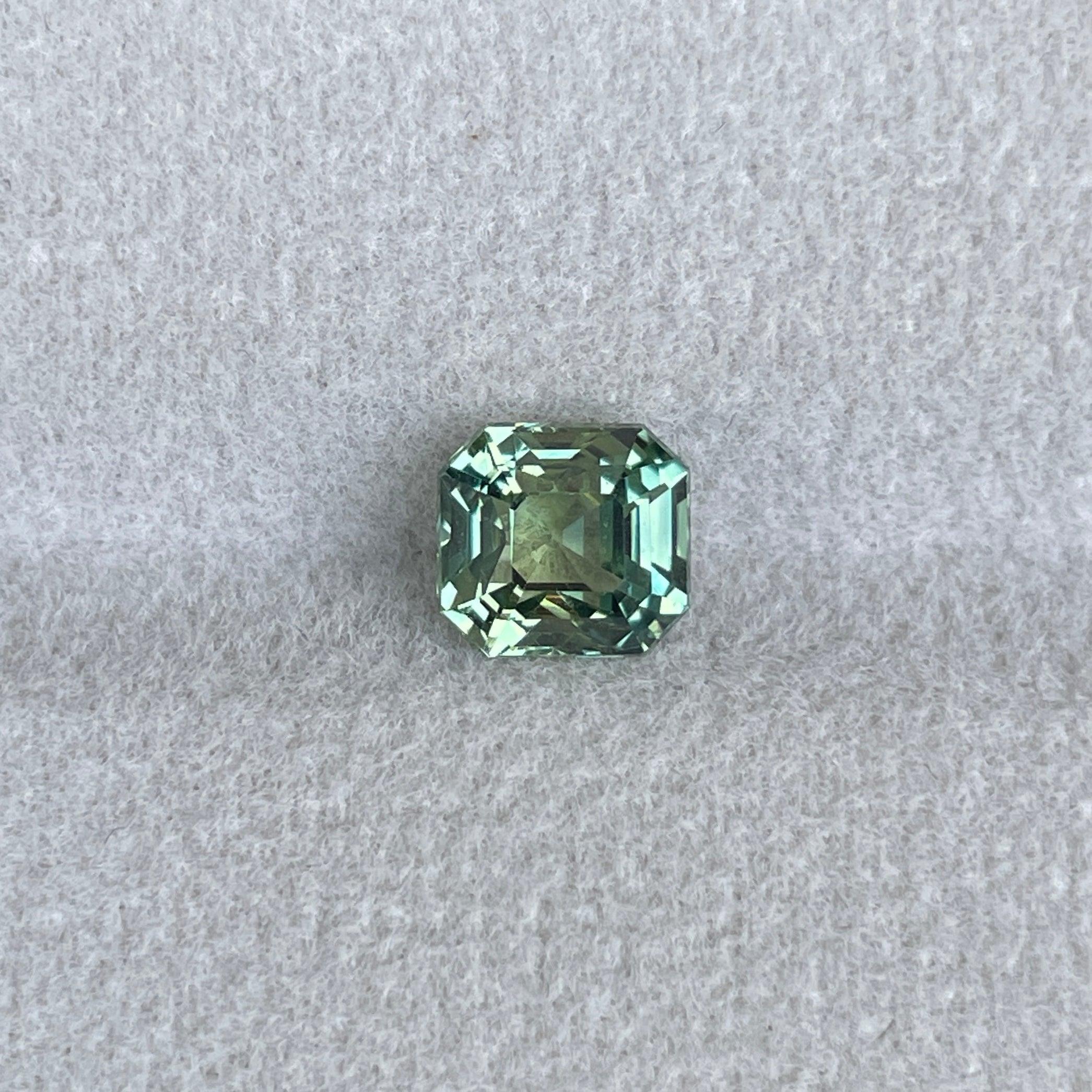 natural blue green sapphire