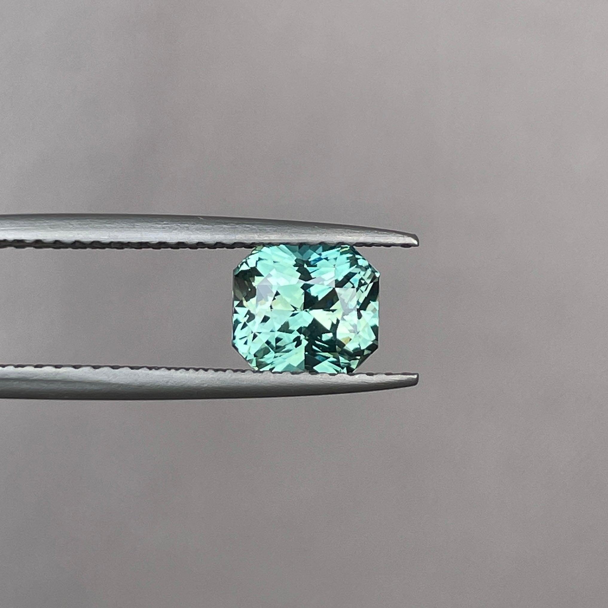 natural blue green sapphire