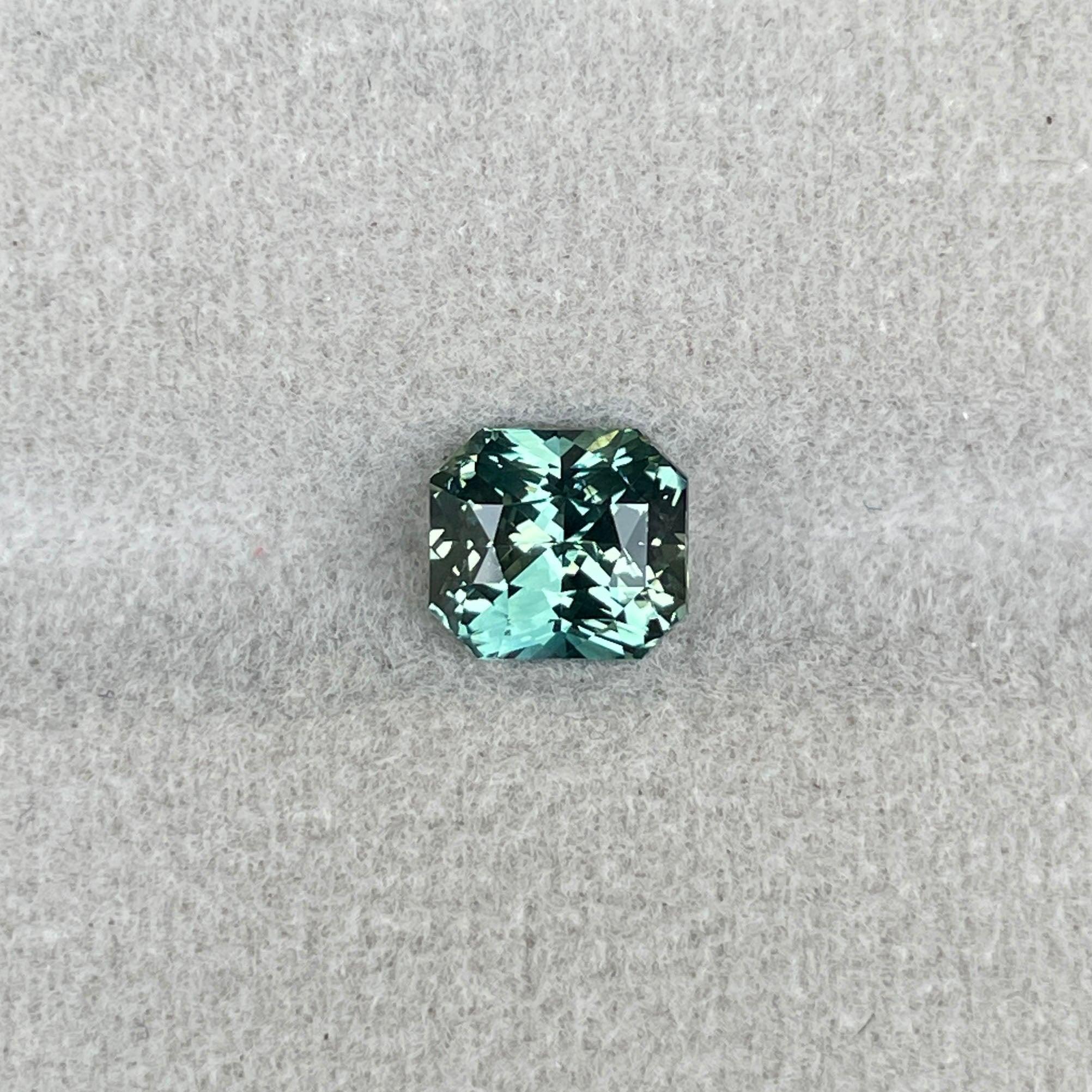 natural blue green sapphire