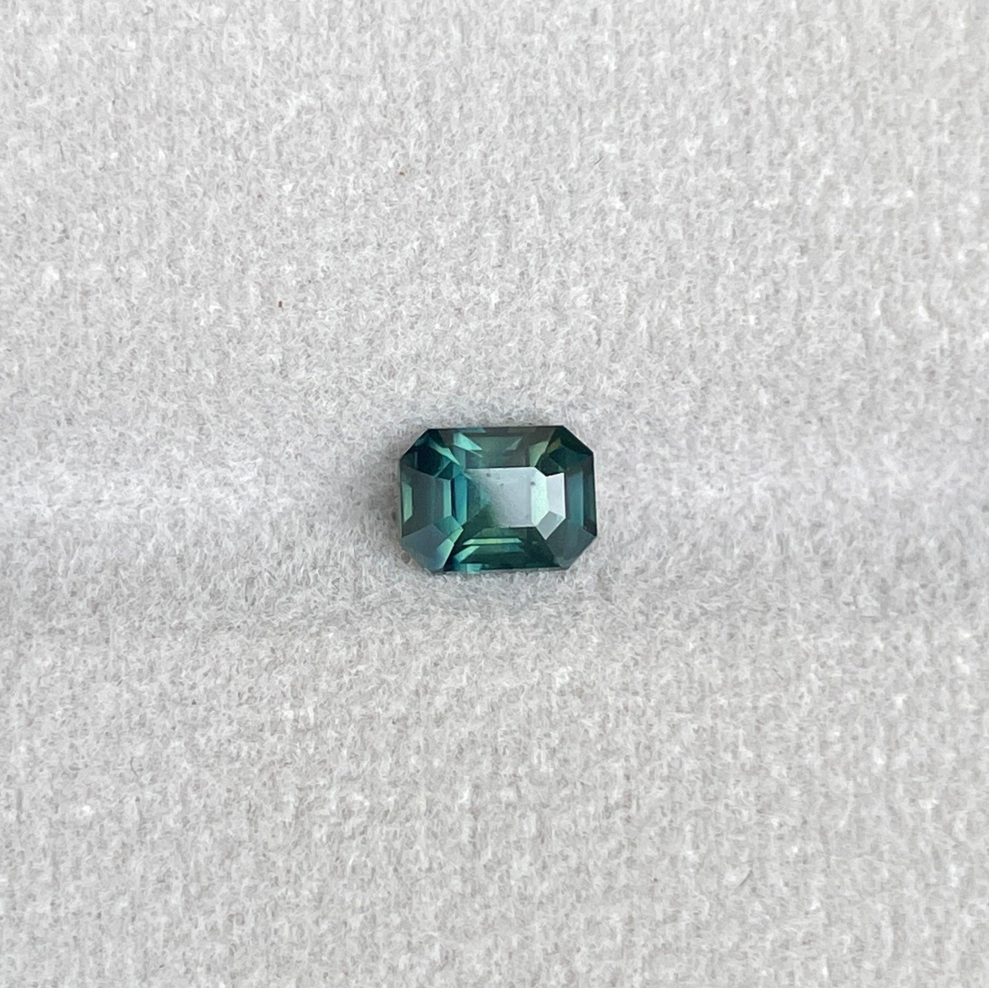 natural green sapphire gemstone