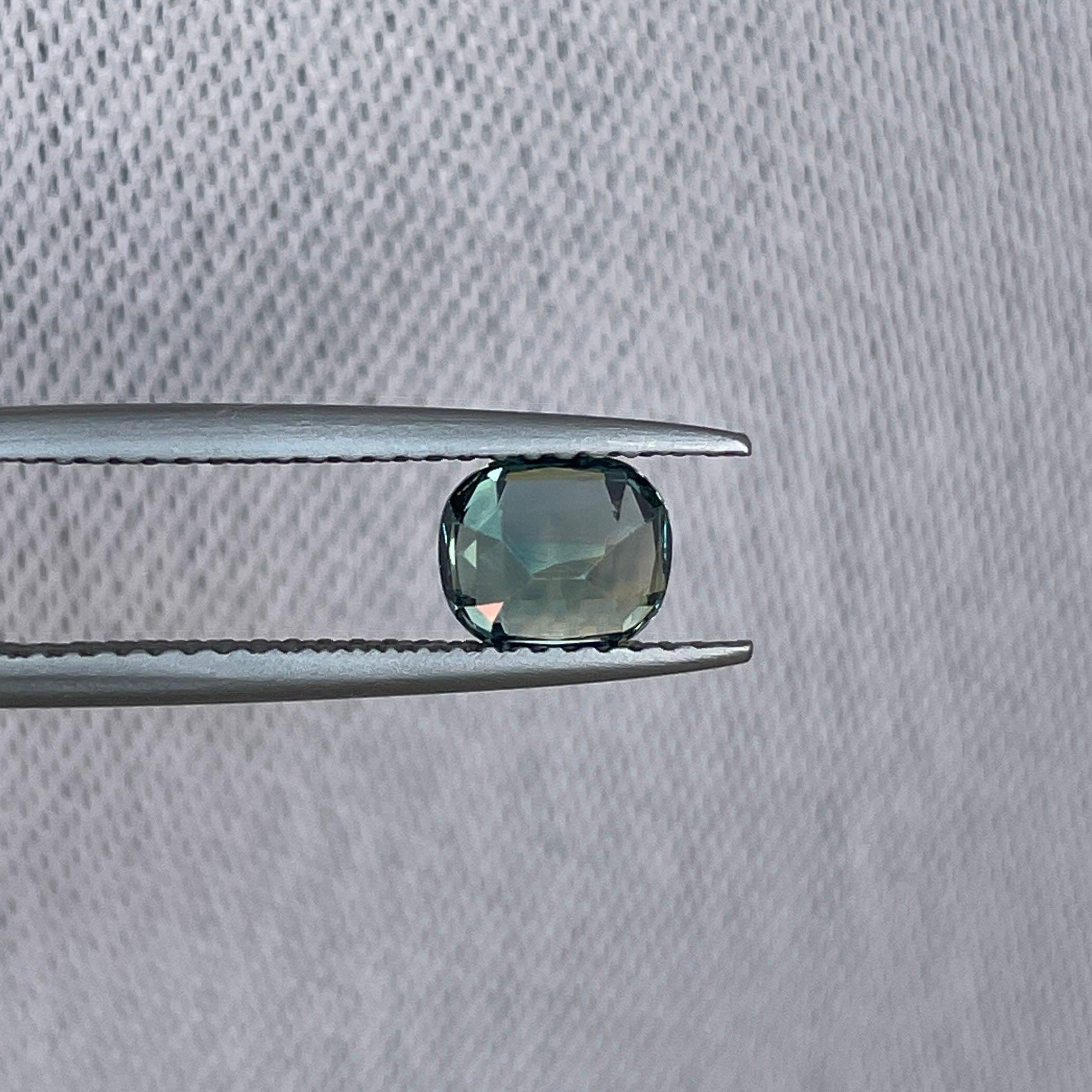 natural green sapphire gemstone