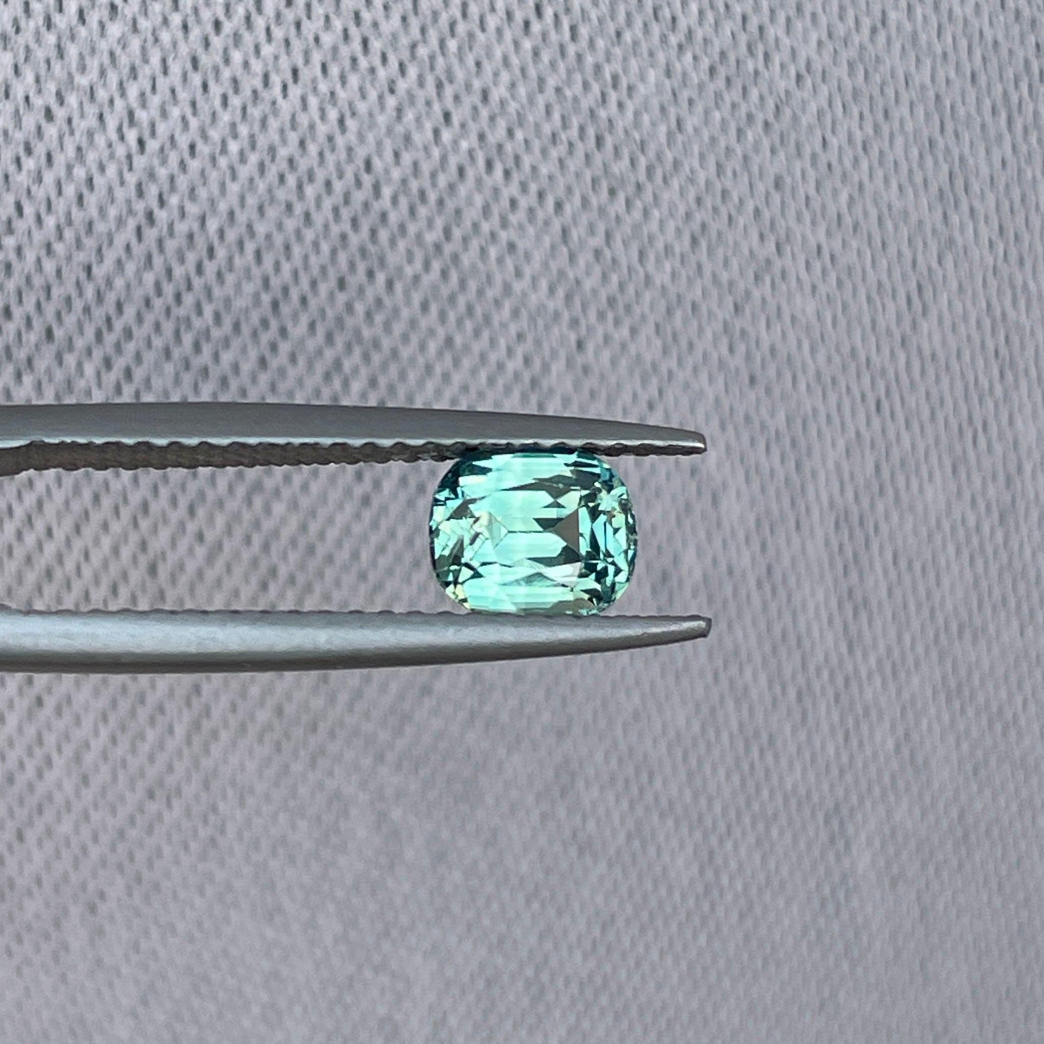 natural green sapphire gemstone