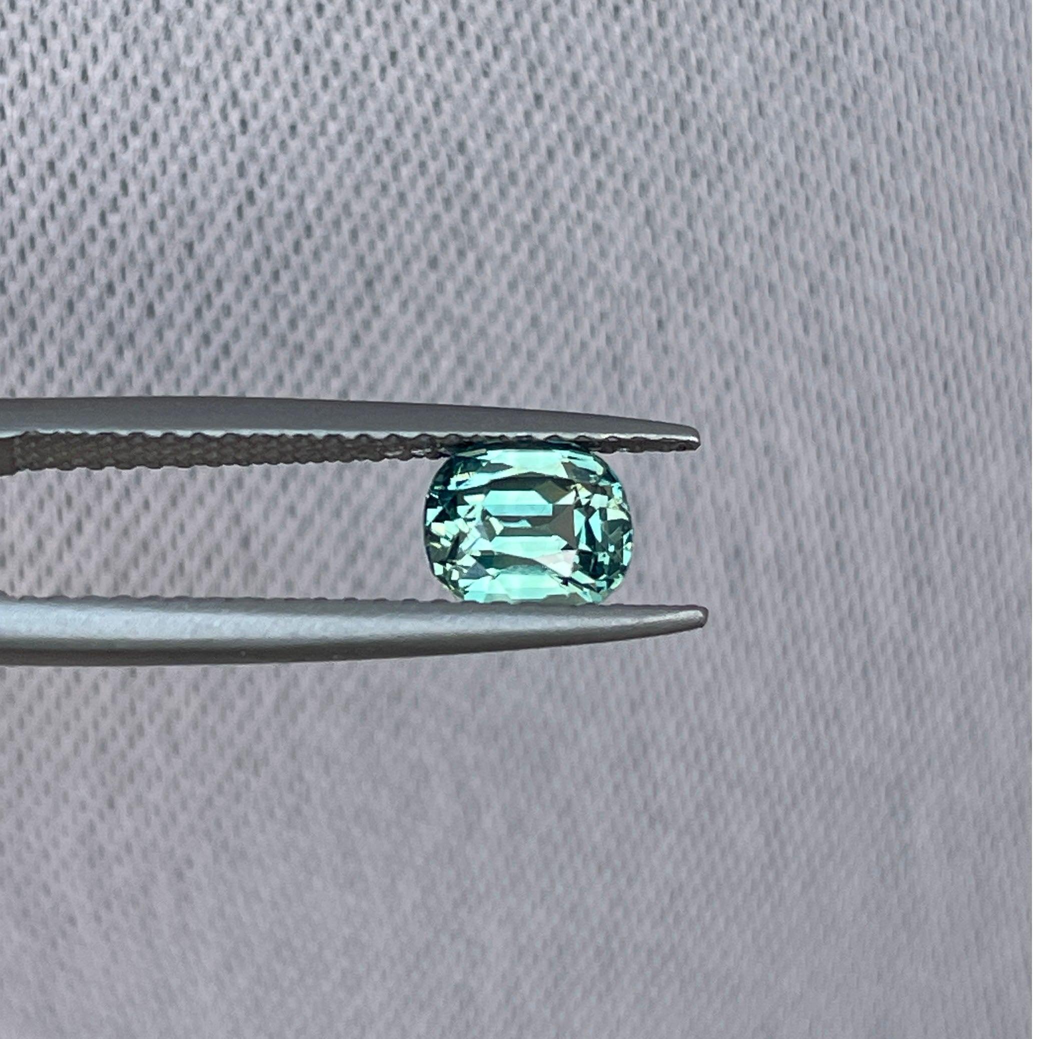 natural green sapphire gemstone