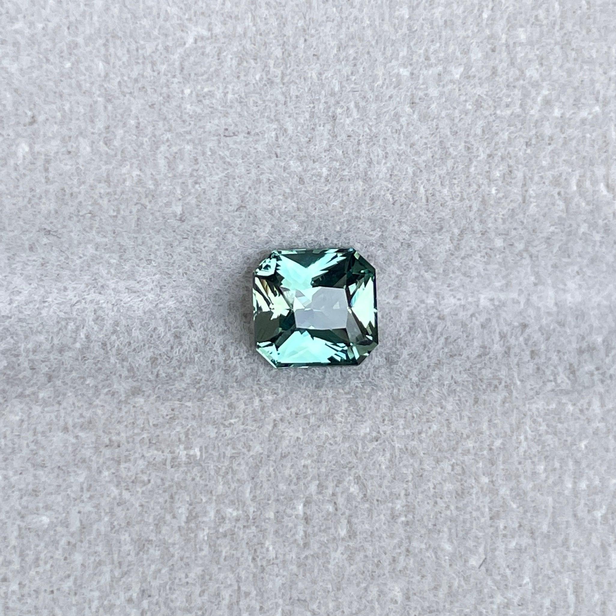 natural green sapphire gemstone