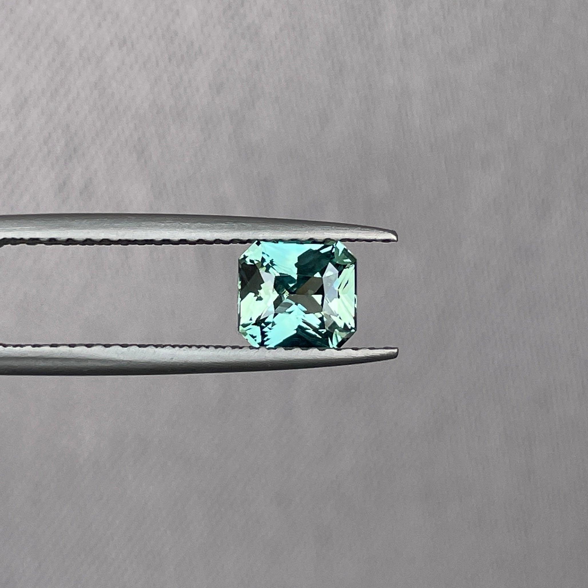 natural green sapphire gemstone