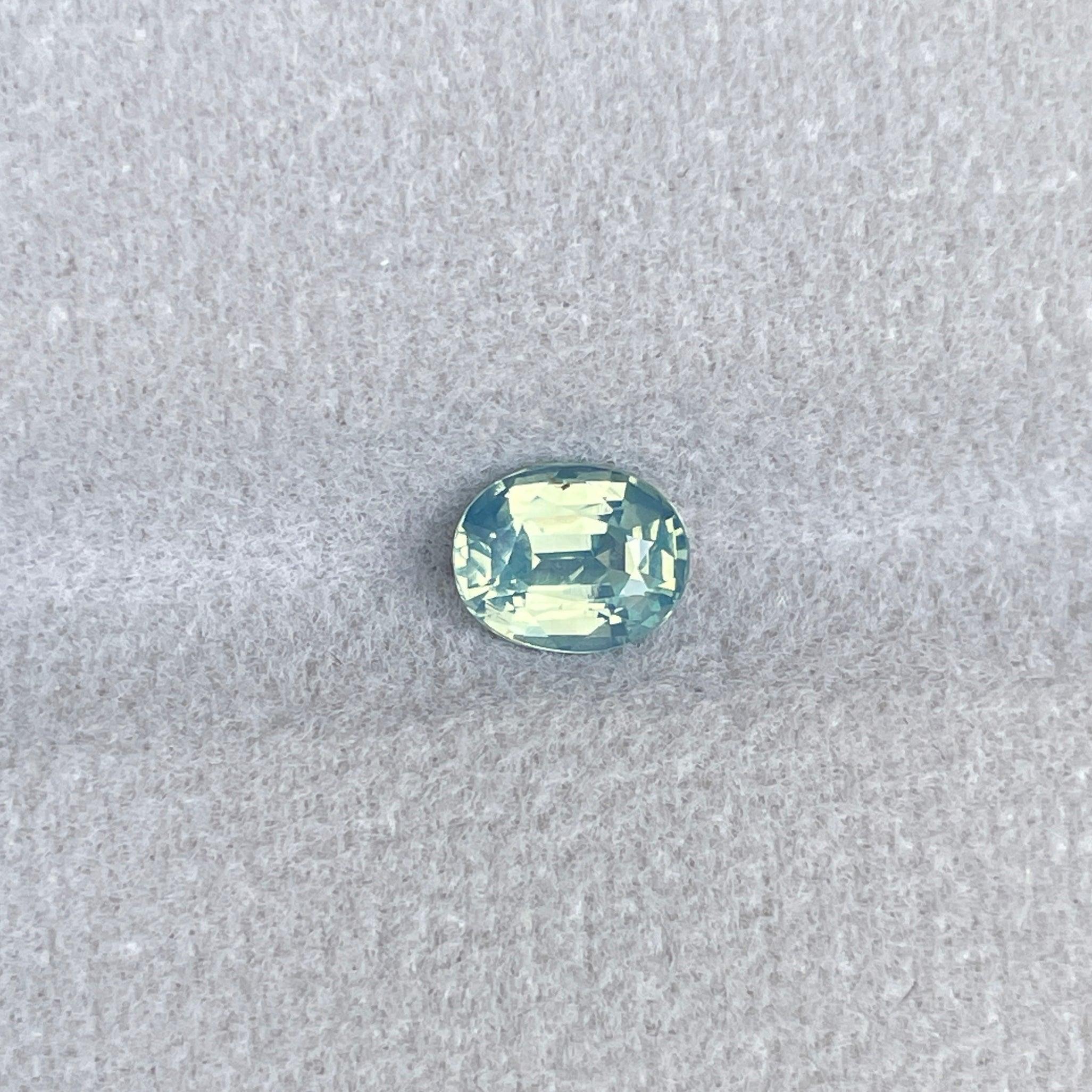 natural green sapphire gemstone