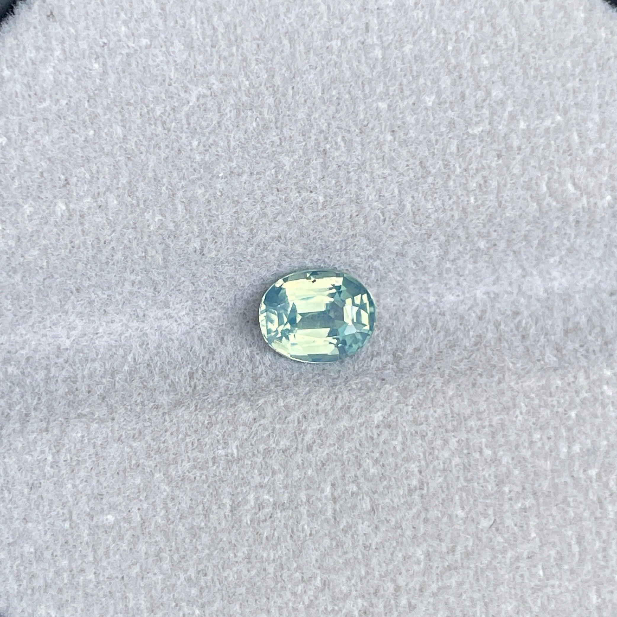 natural green sapphire gemstone