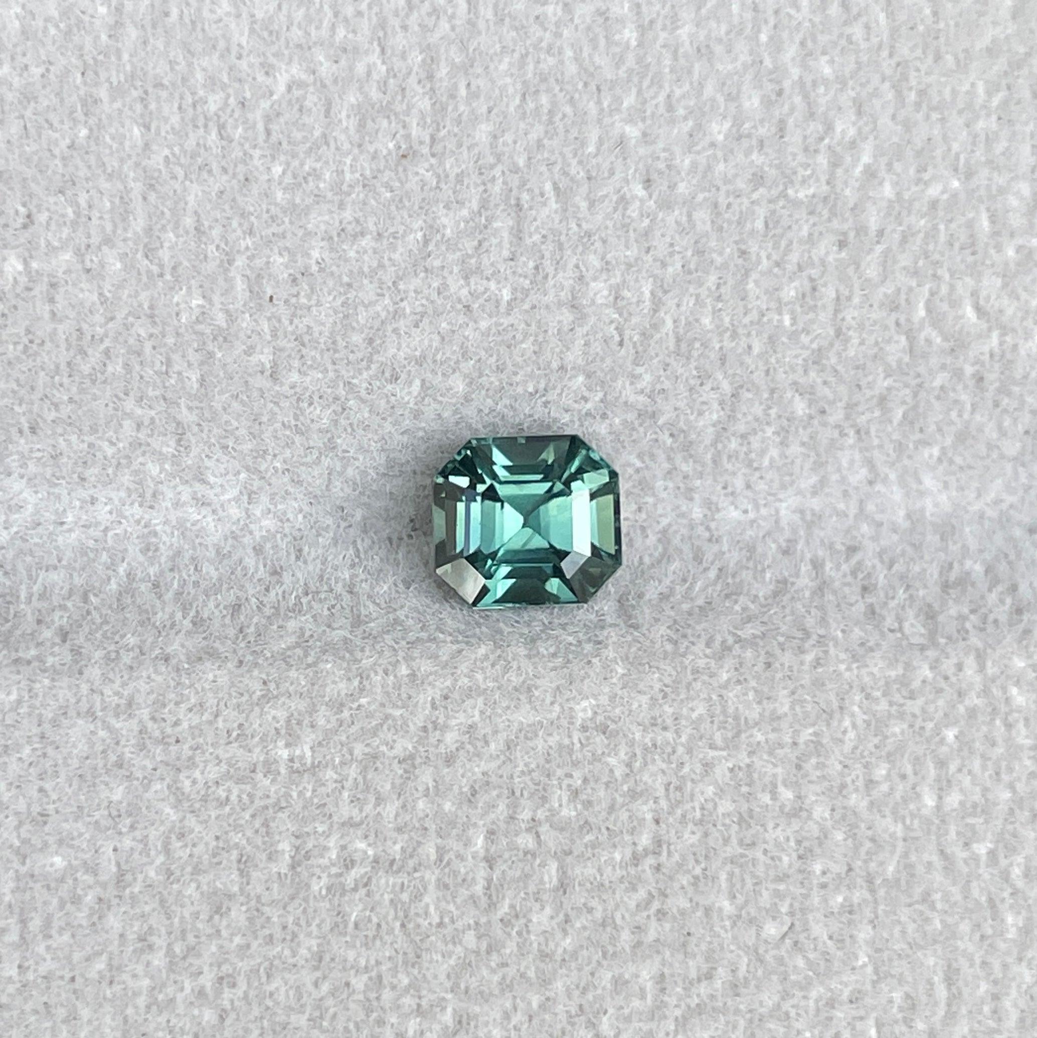 natural green sapphire gemstone