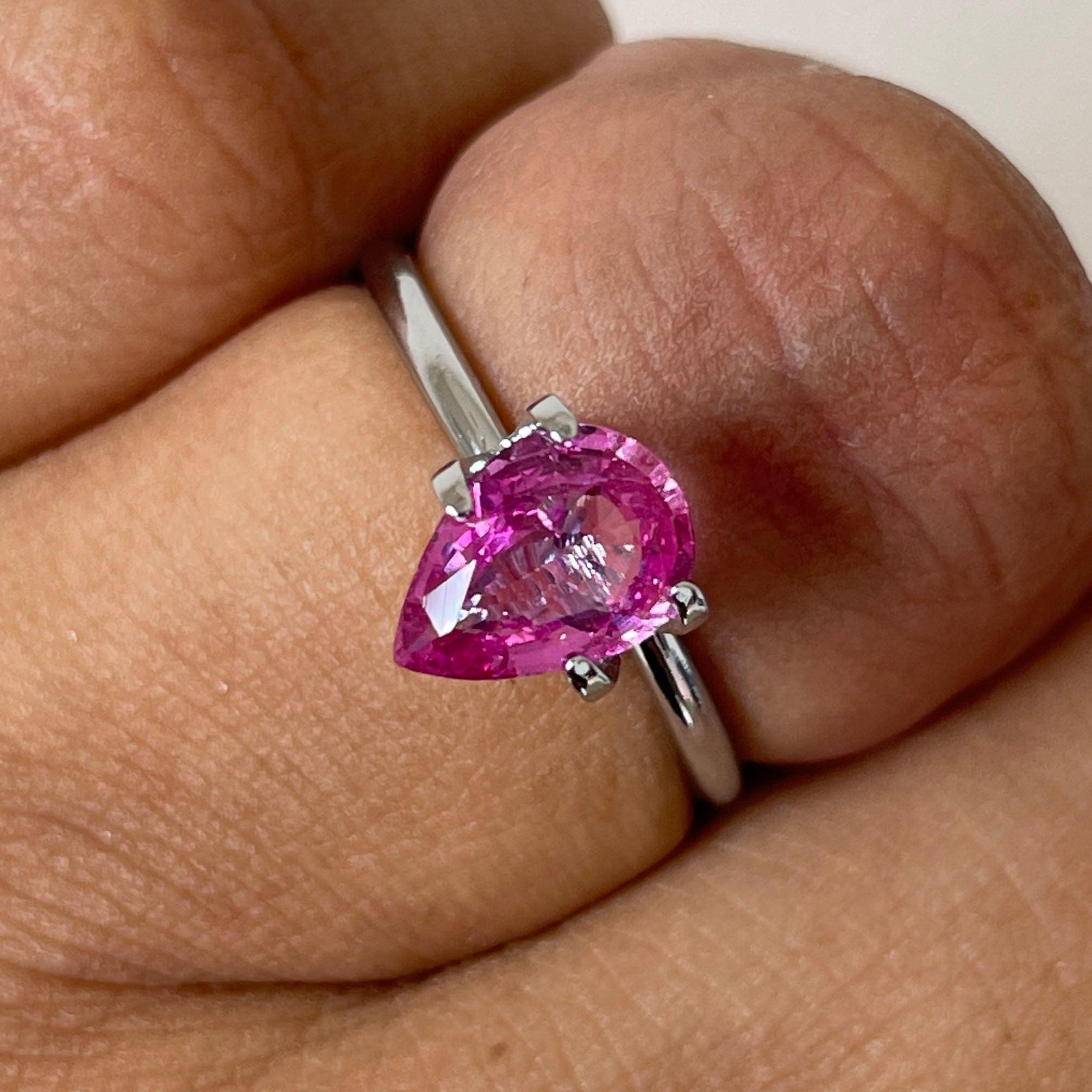 pink sapphire gemstone