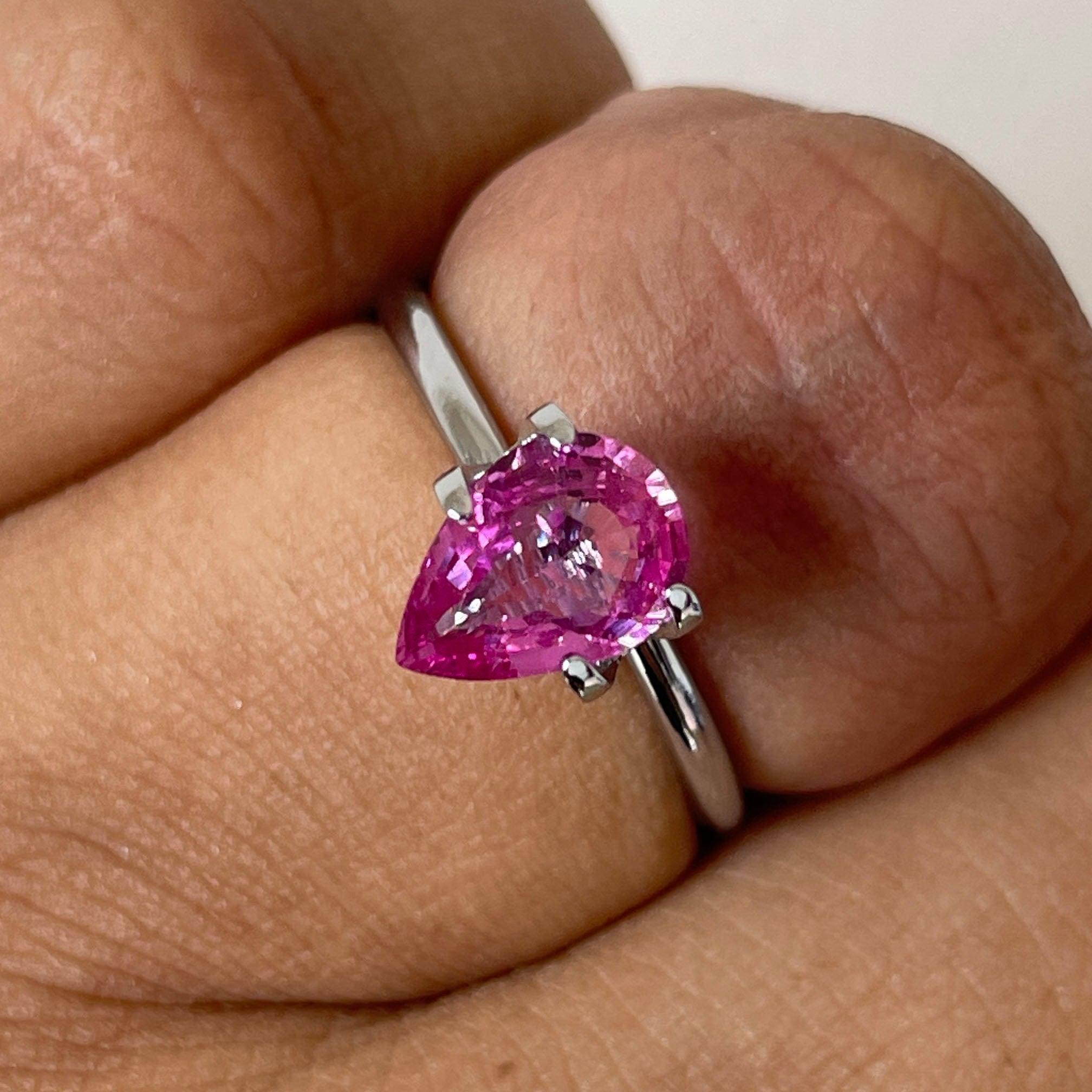 pink sapphire gemstone