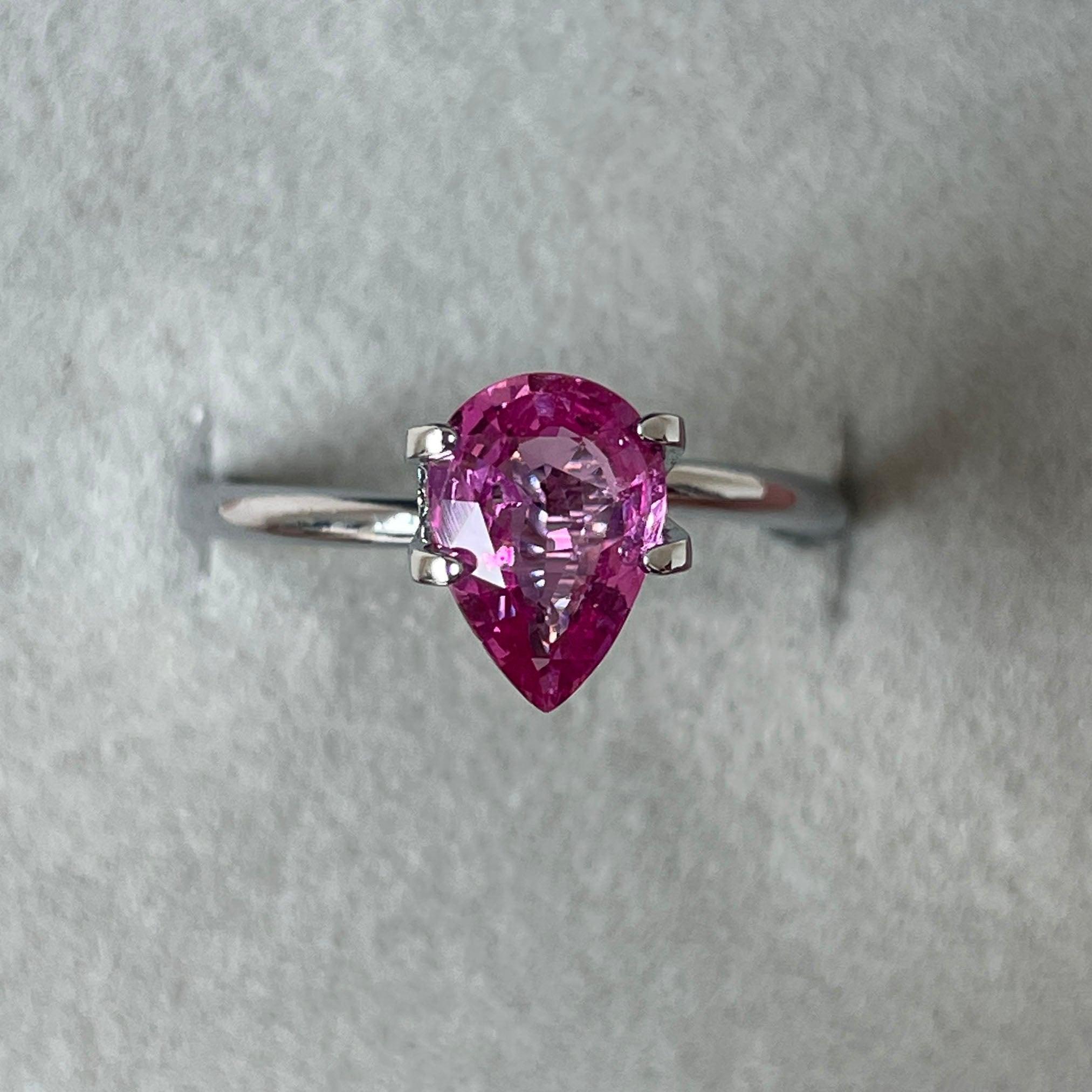 pink sapphire gemstone