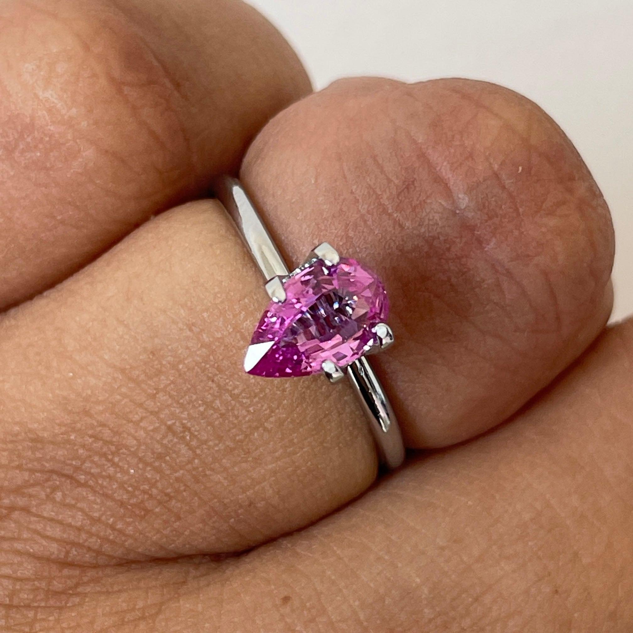 pink sapphire gemstone