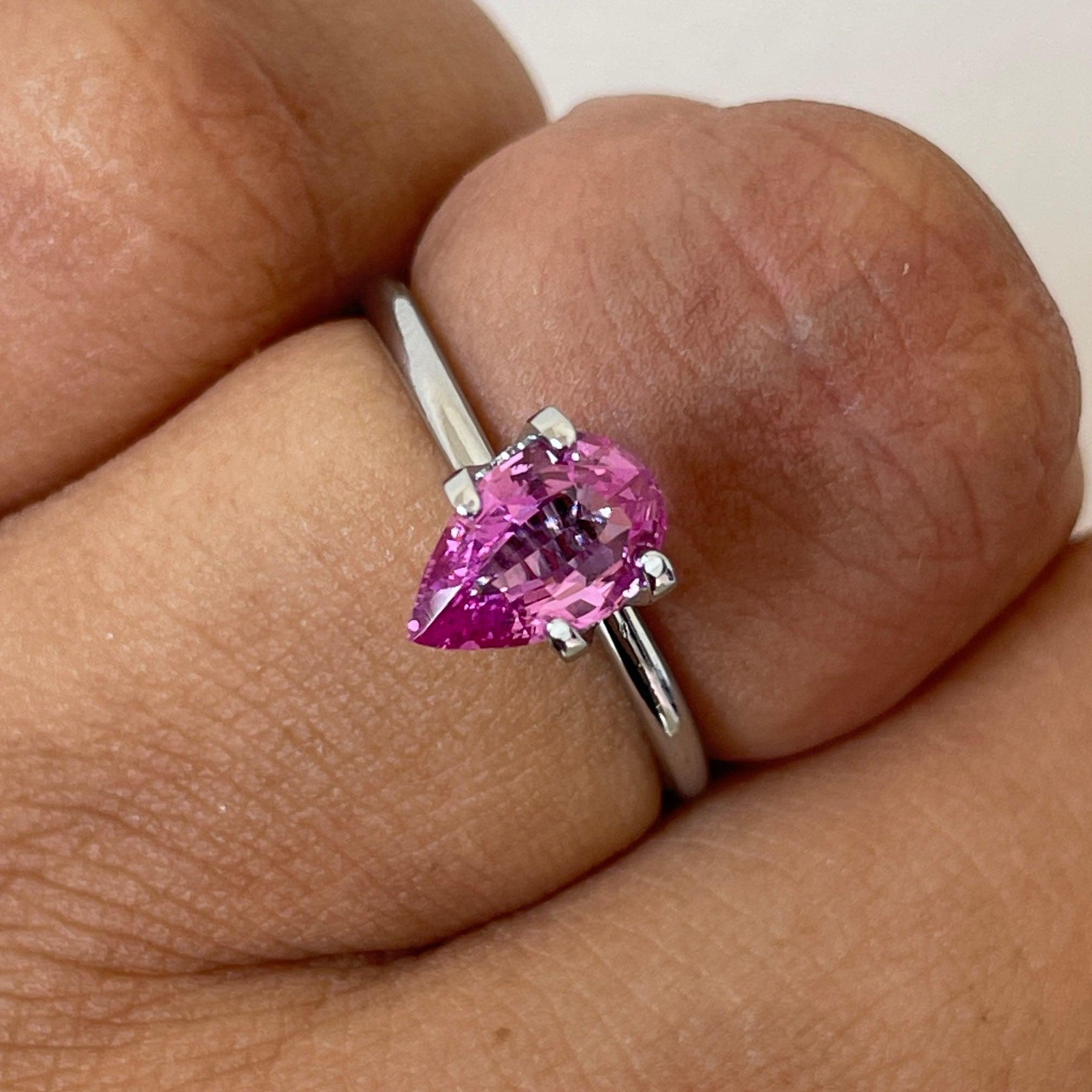 pink sapphire gemstone