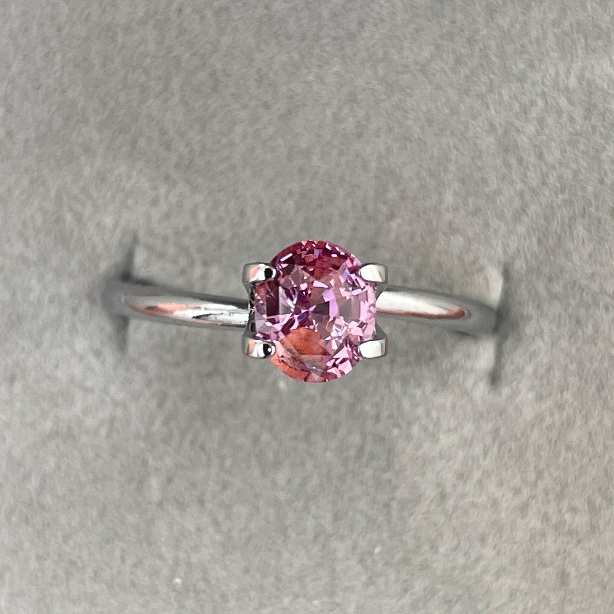 pink sapphire promise ring