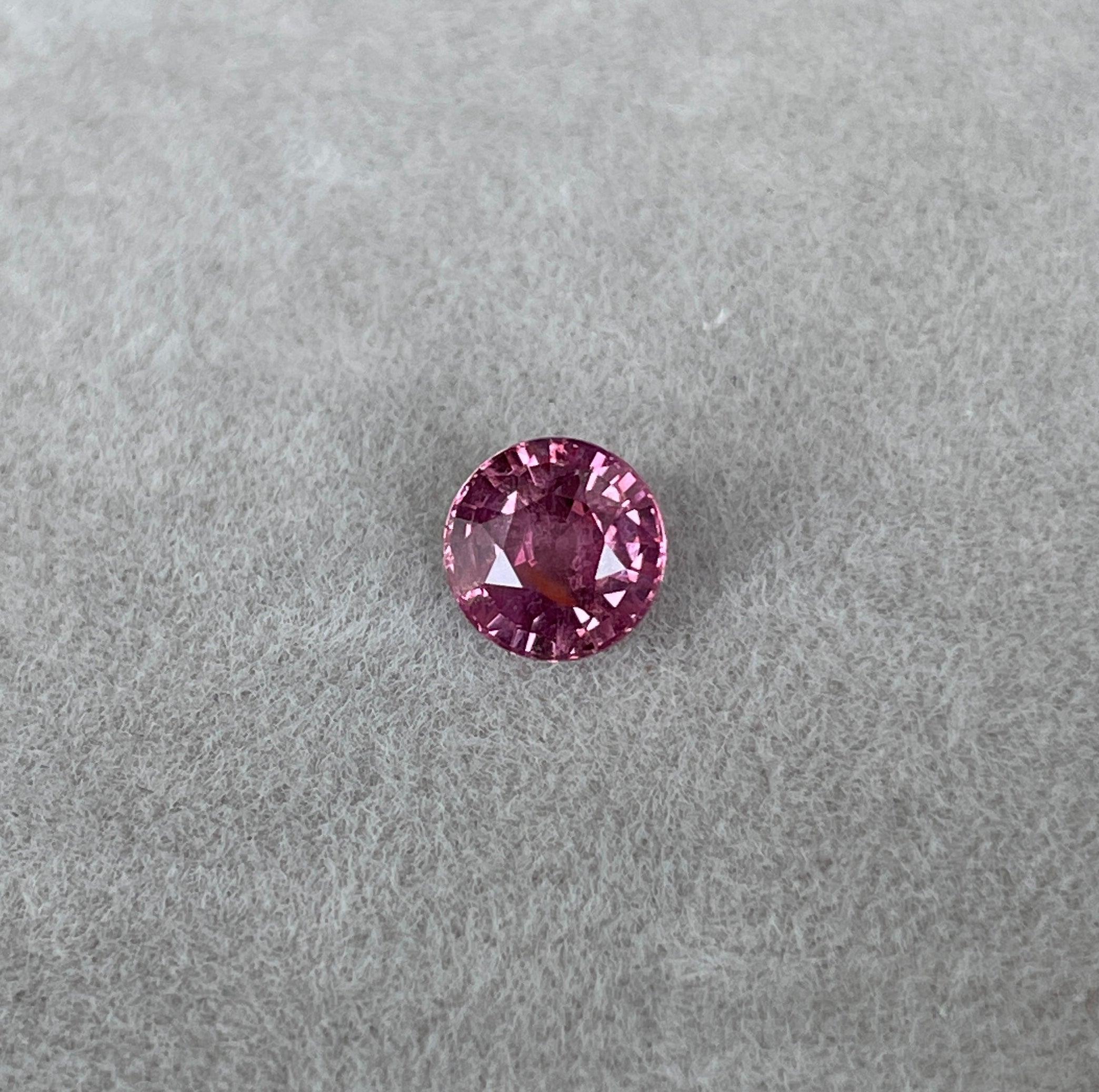 pink sapphire promise ring