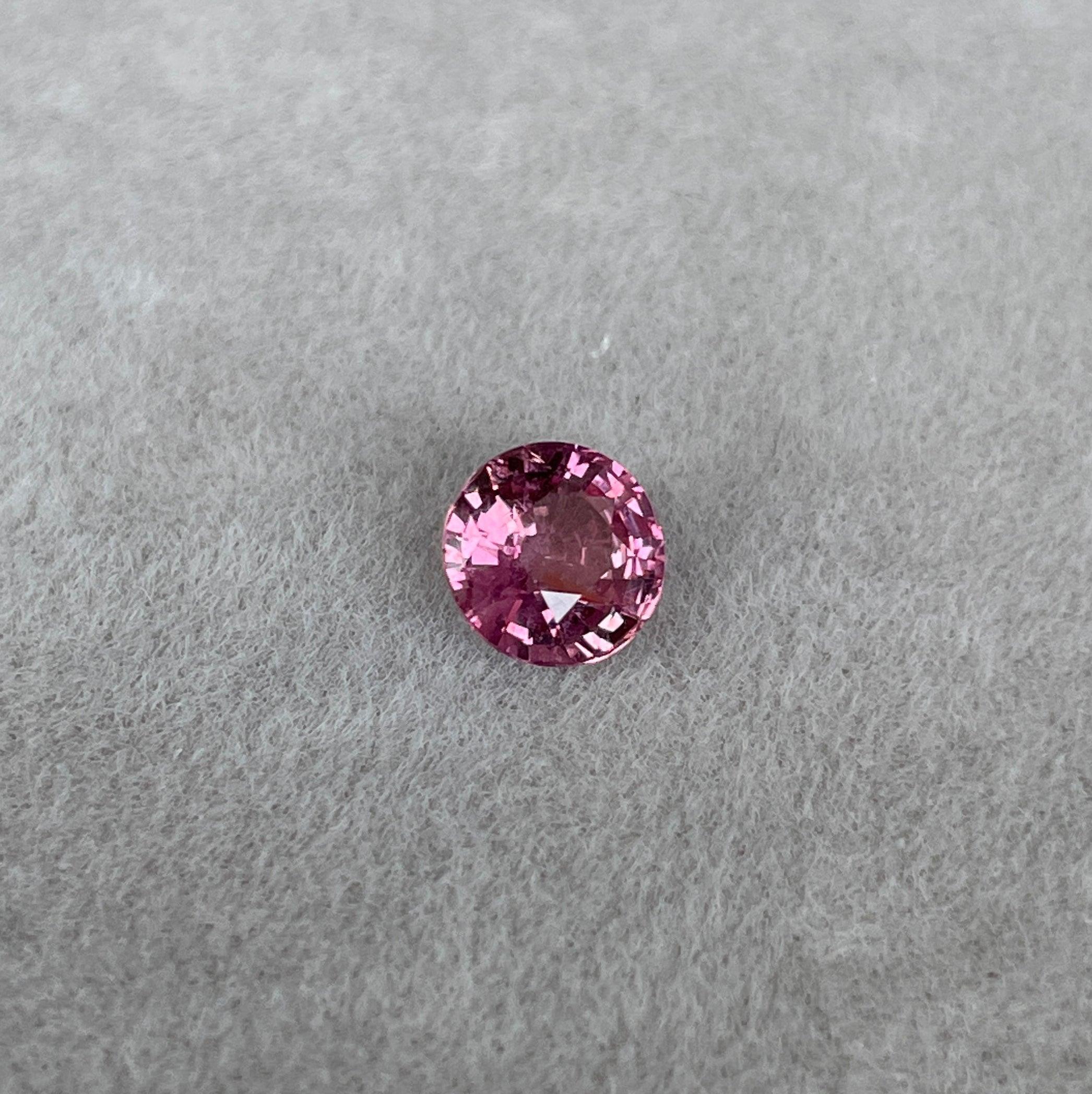 pink sapphire promise ring
