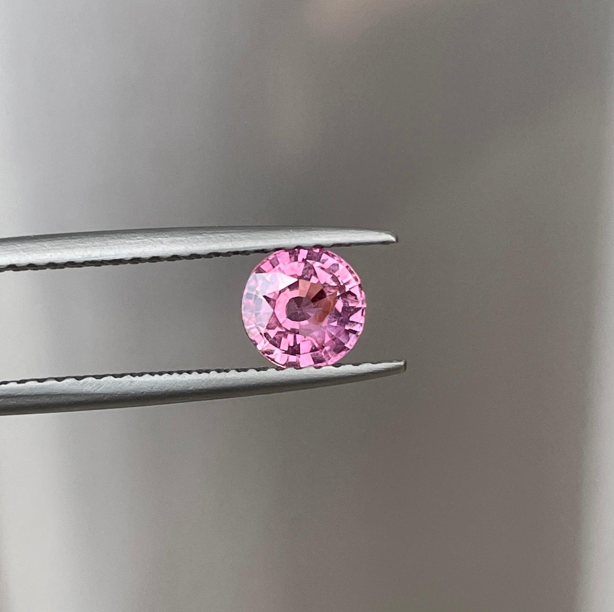 pink sapphire promise ring