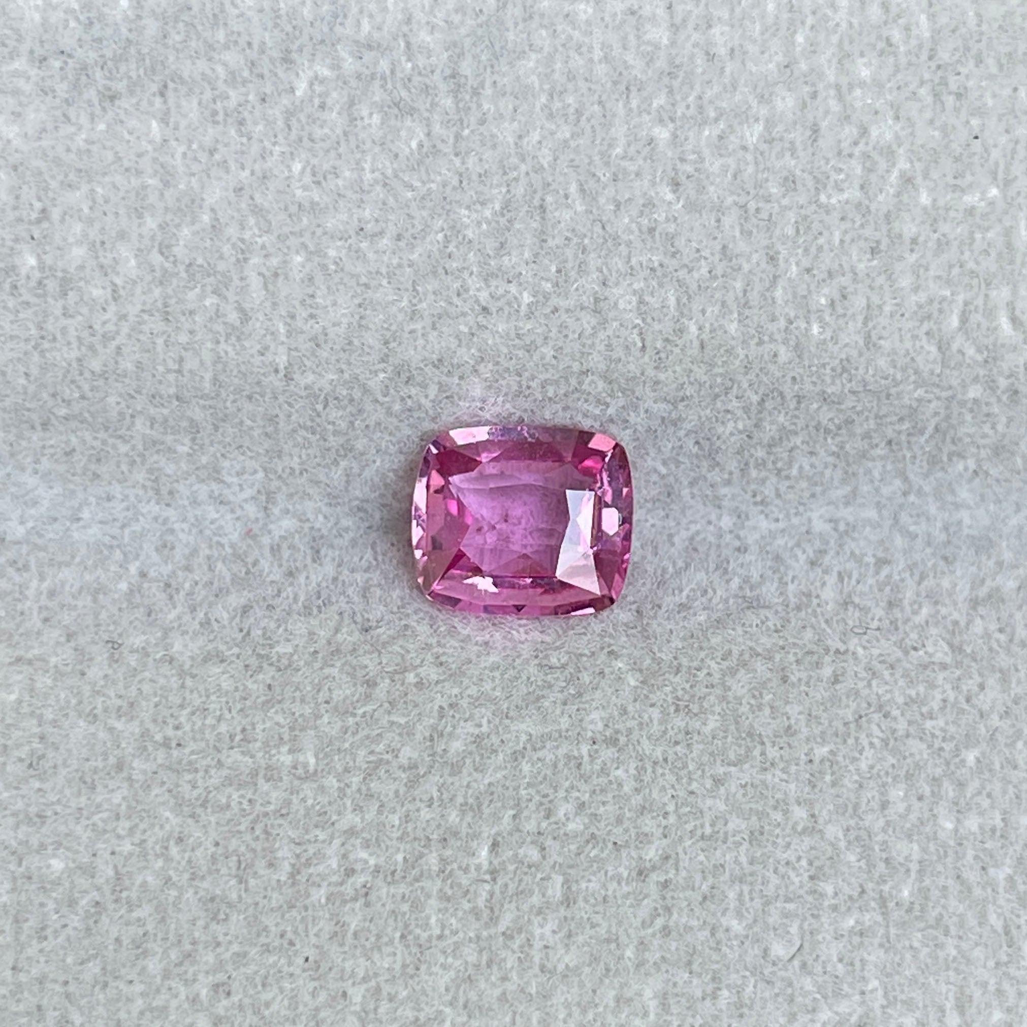 pink sapphire ring