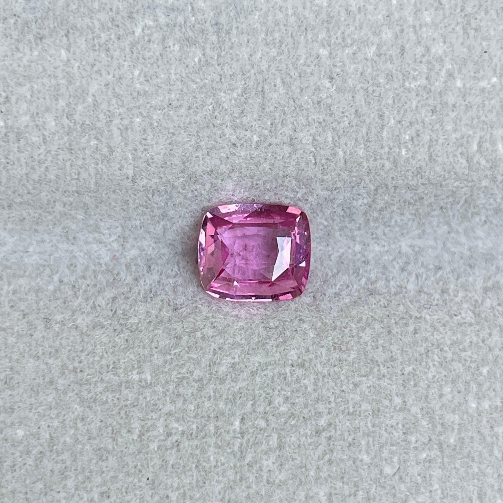 pink sapphire ring