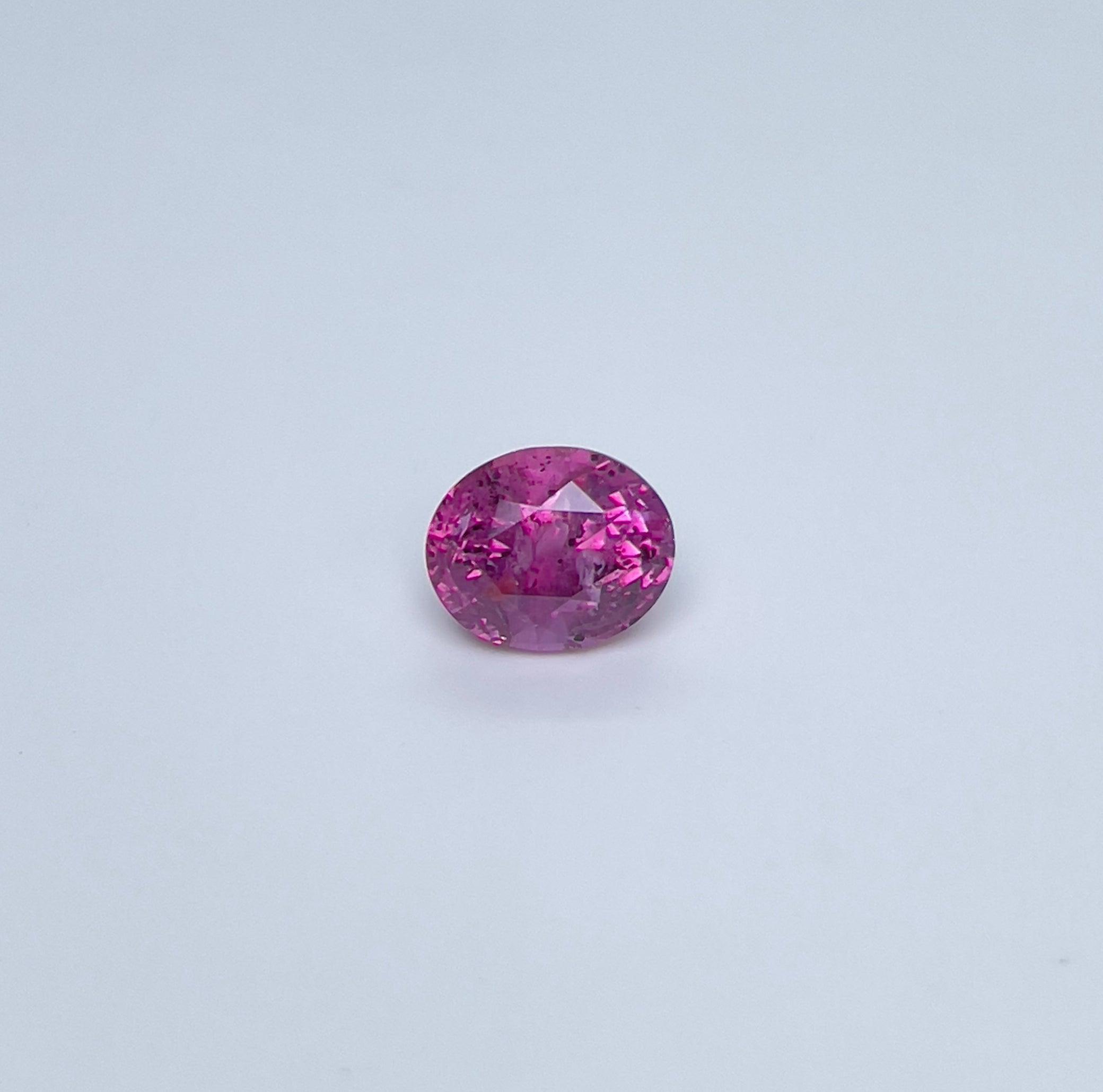 pink sapphire ring engagement